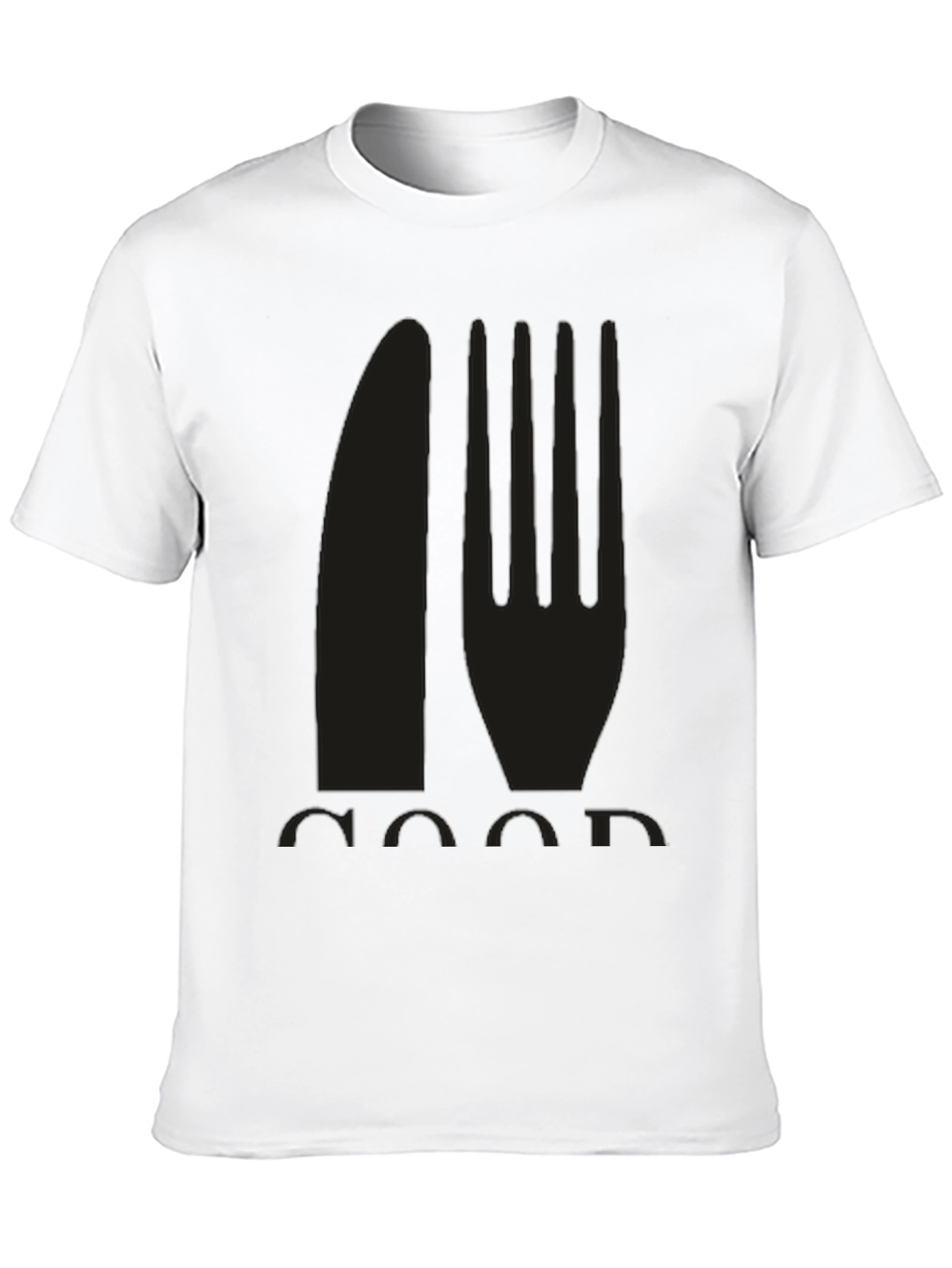 Foodie T-Shirt - Knife and Fork Graphic - 10