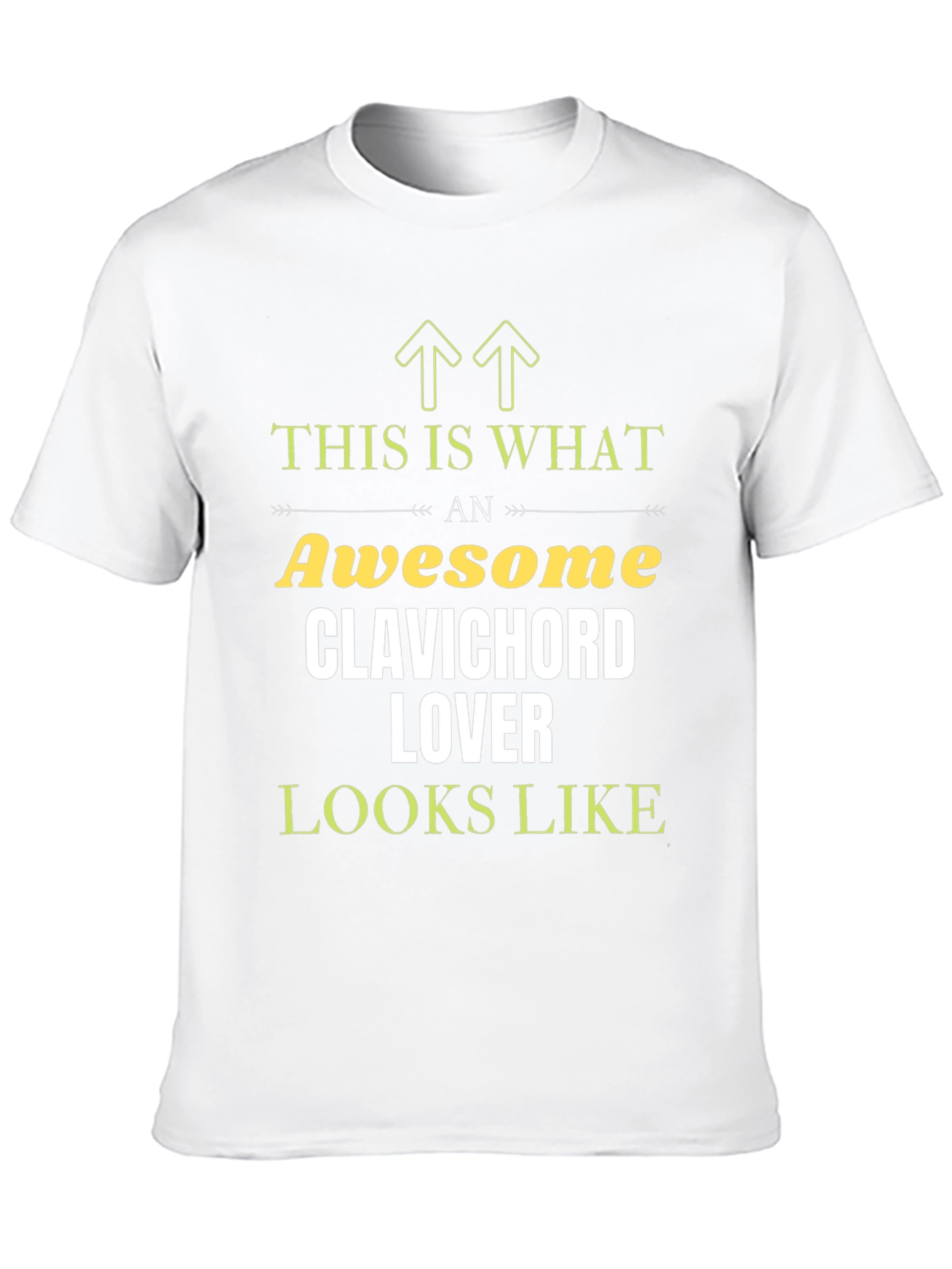 Black Awesome Clavichord Lover T-Shirt view 10