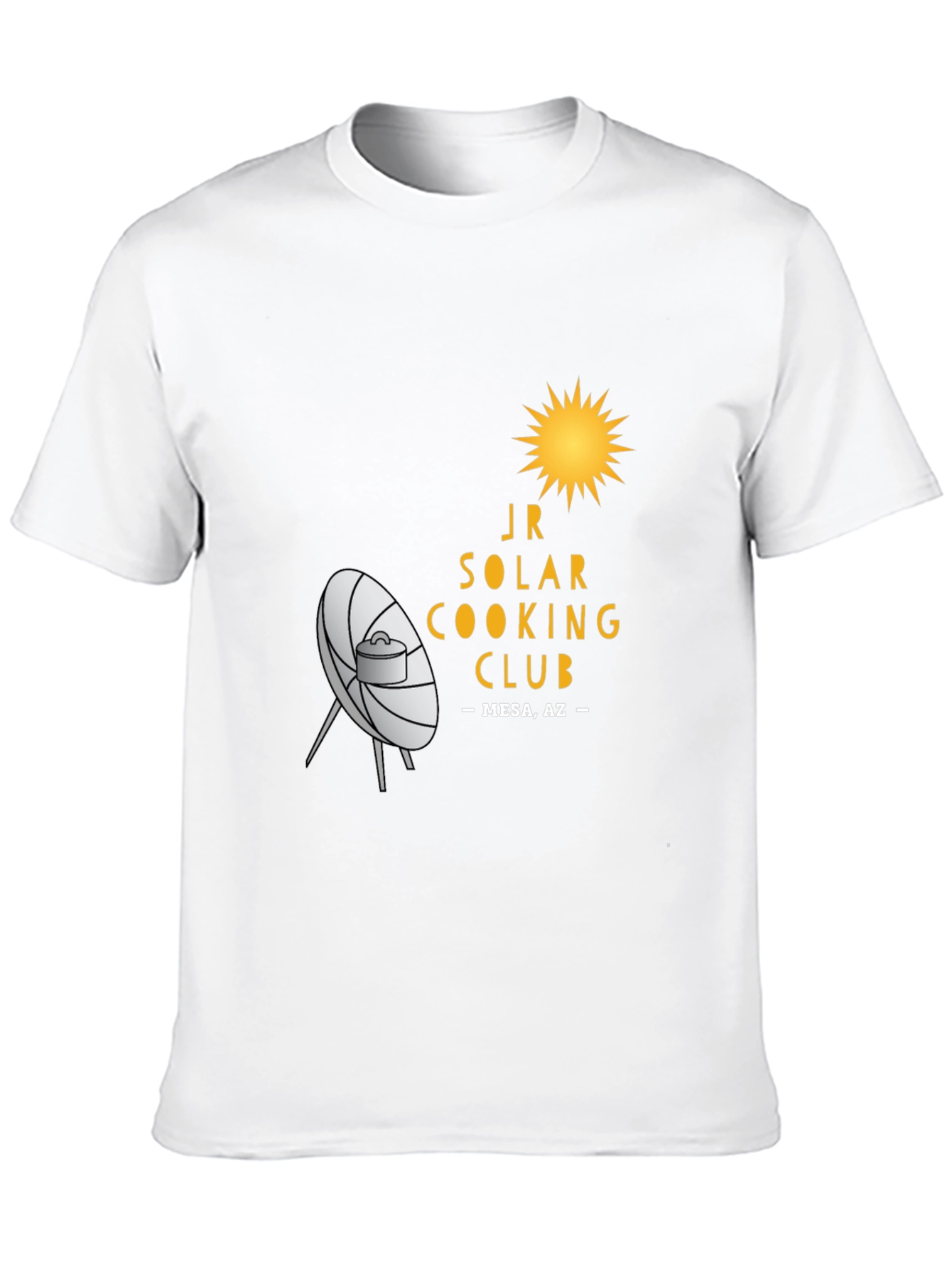 Black JR Solar Cooking Club Black T-Shirt view 10