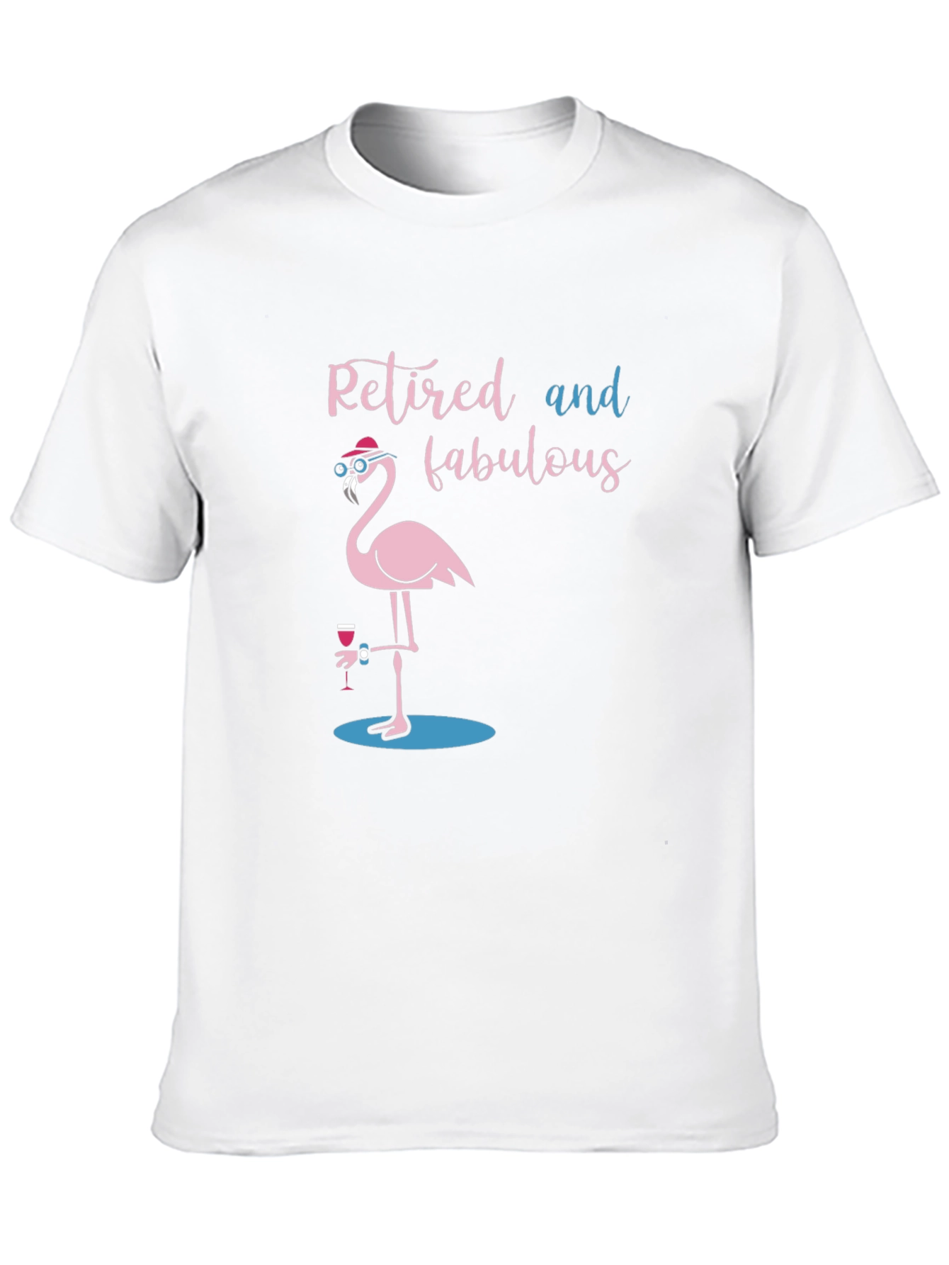 Black Retired and Fabulous Flamingo T-Shirt view 10