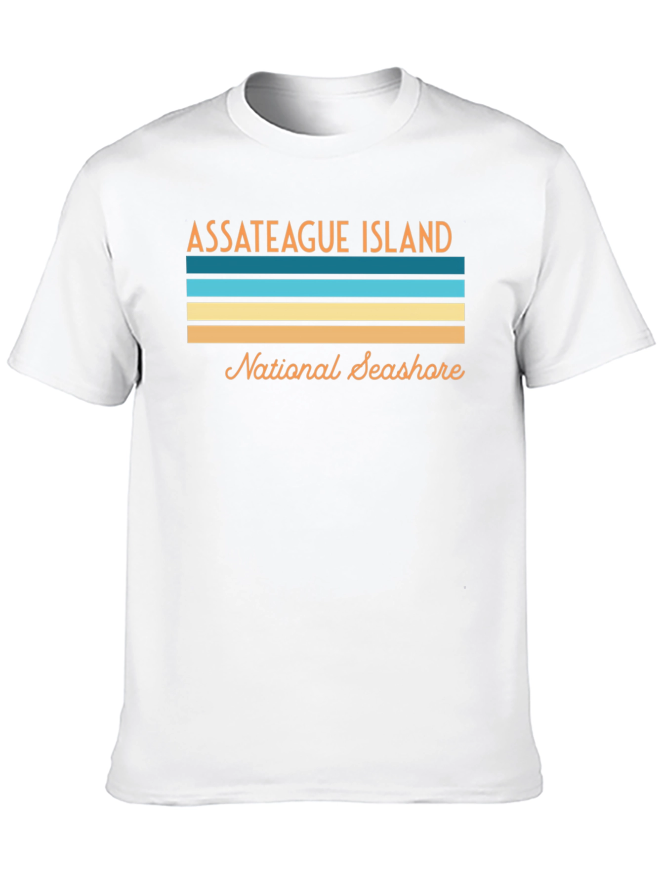 Black Assateague Island National Seashore Retro Tee view 10