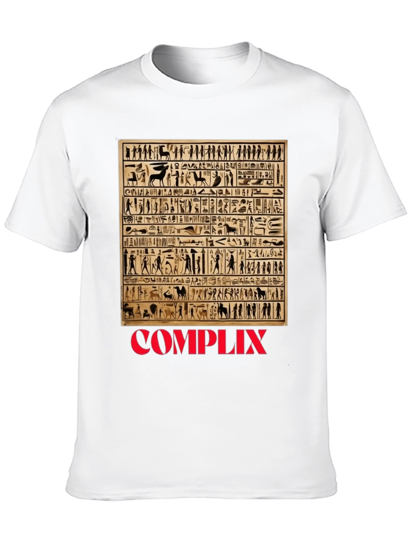 Black Complix Egyptian Hieroglyphic T-Shirt view 10
