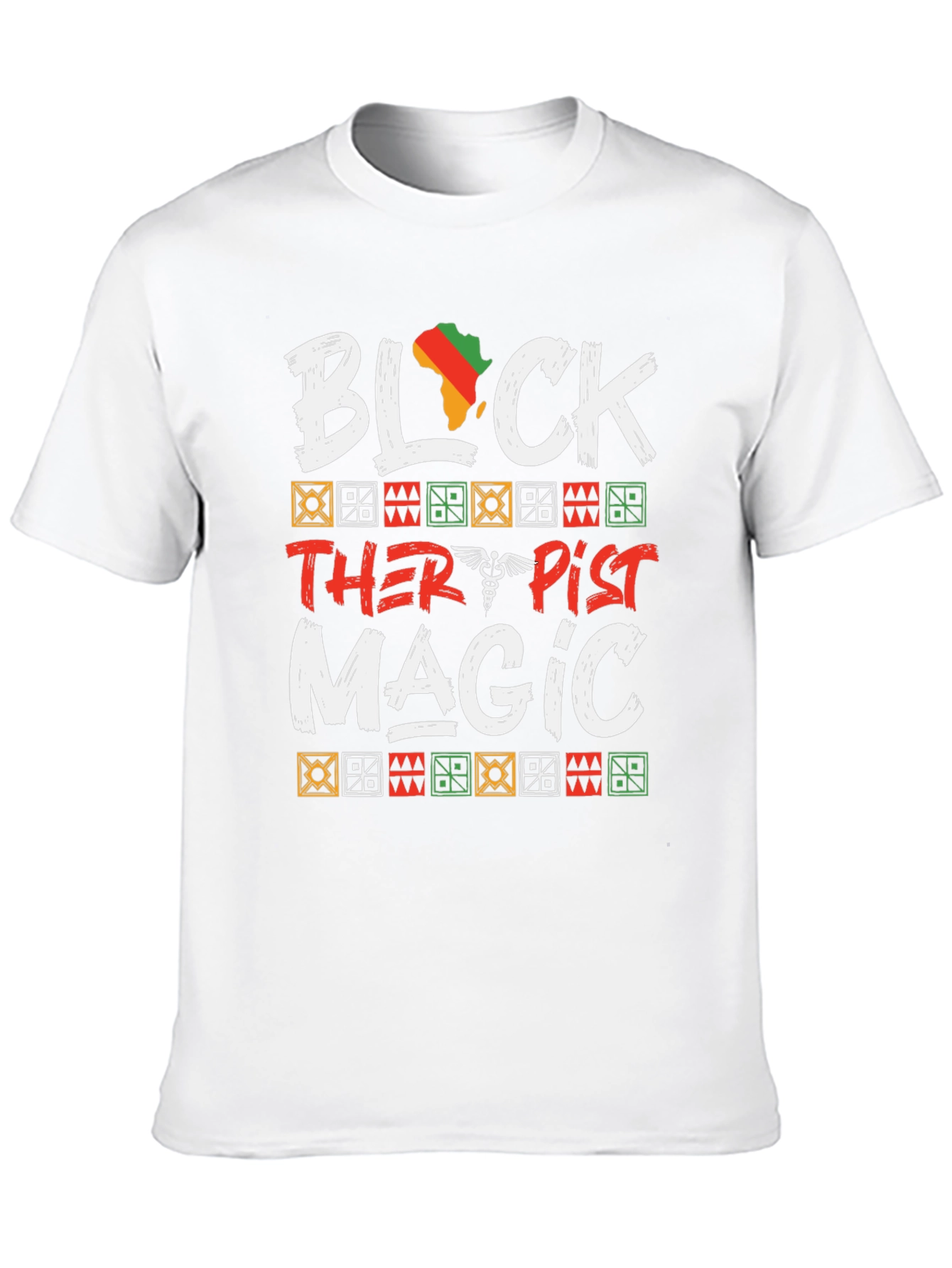 Black Black Therapist Magic T-Shirt view 10