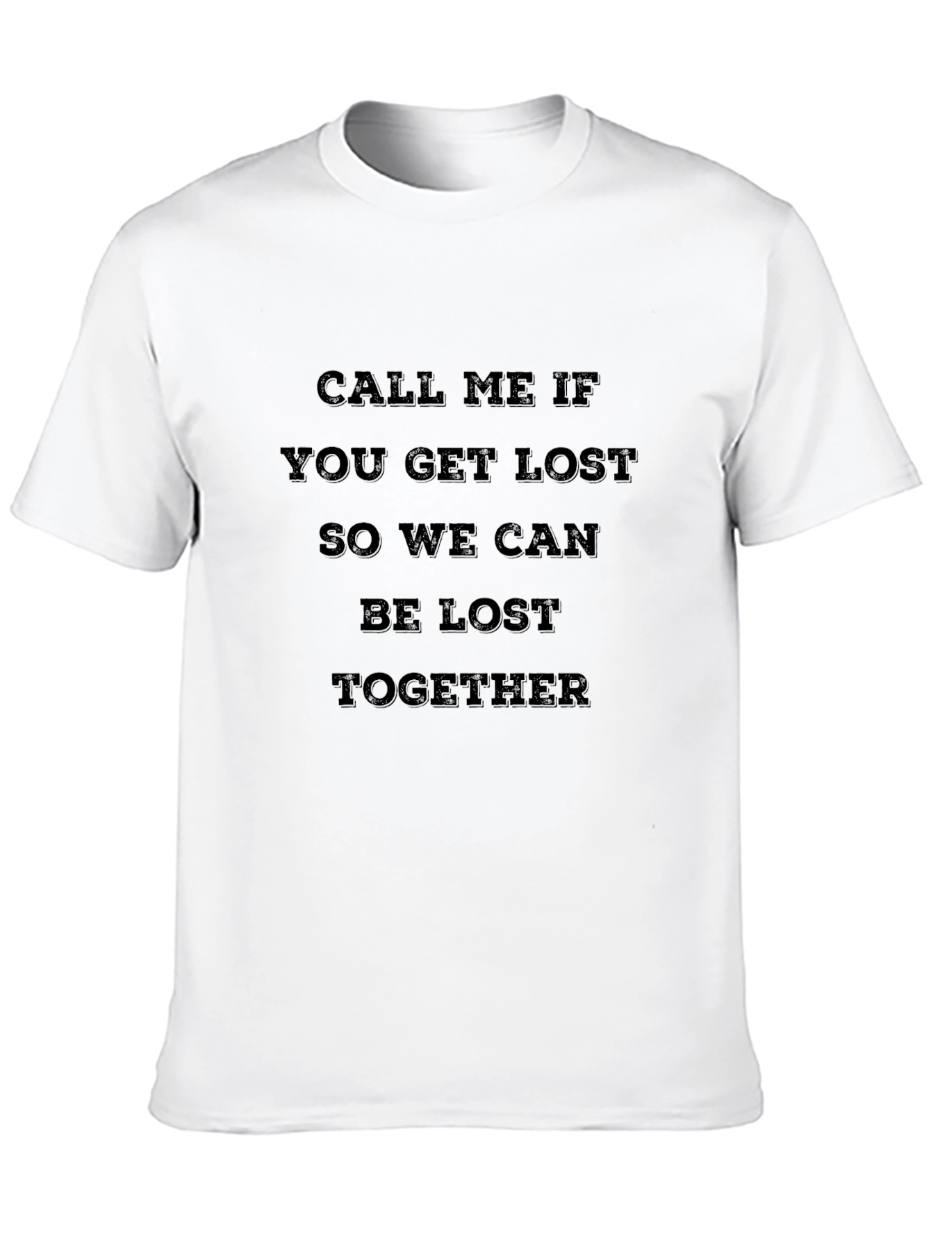 Black Lost Together Graphic Tee view 10