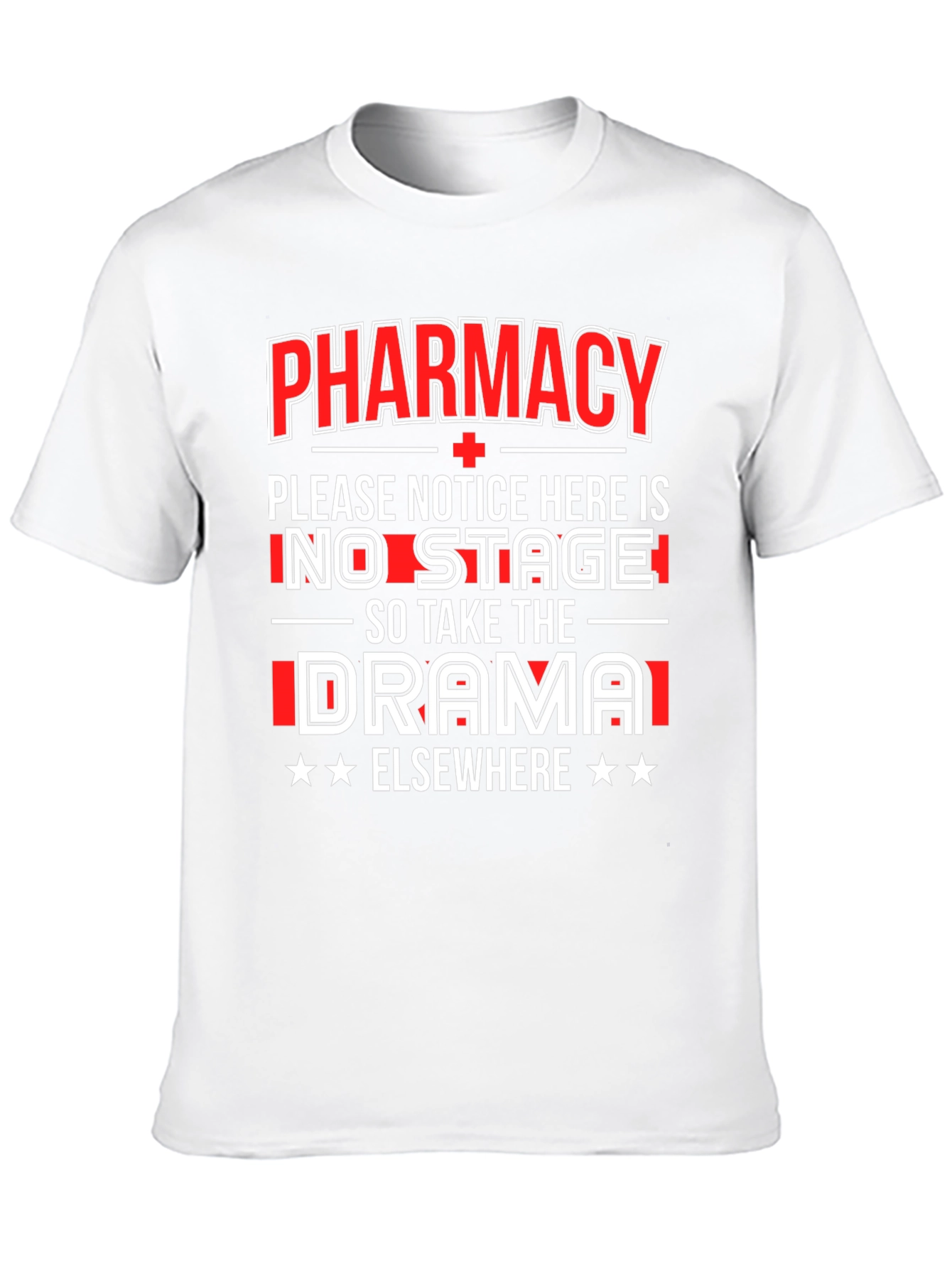 Black Pharmacy No Drama T-Shirt view 10