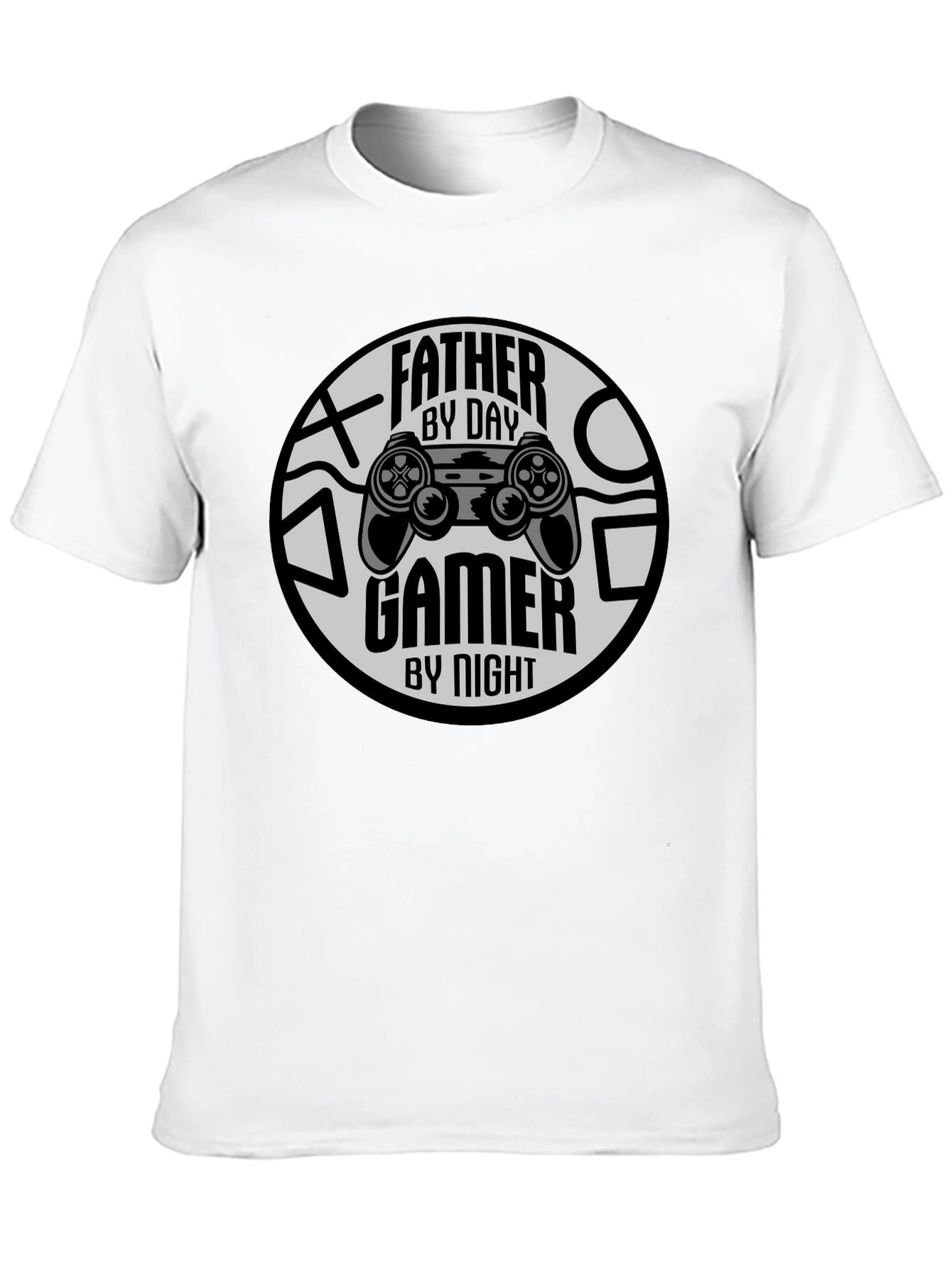 Black Father By Day Gamer By Night T-Shirt view 10