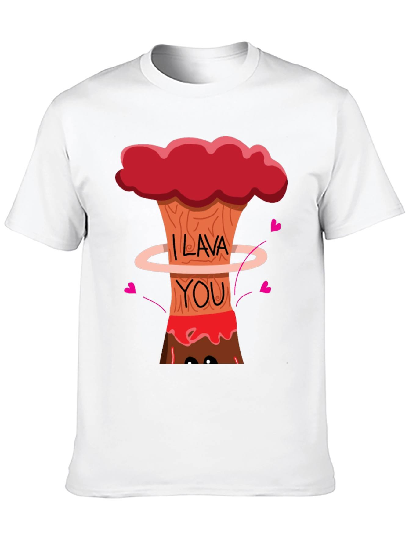 Black I Lava You Graphic Tee - Volcanic Love! view 10