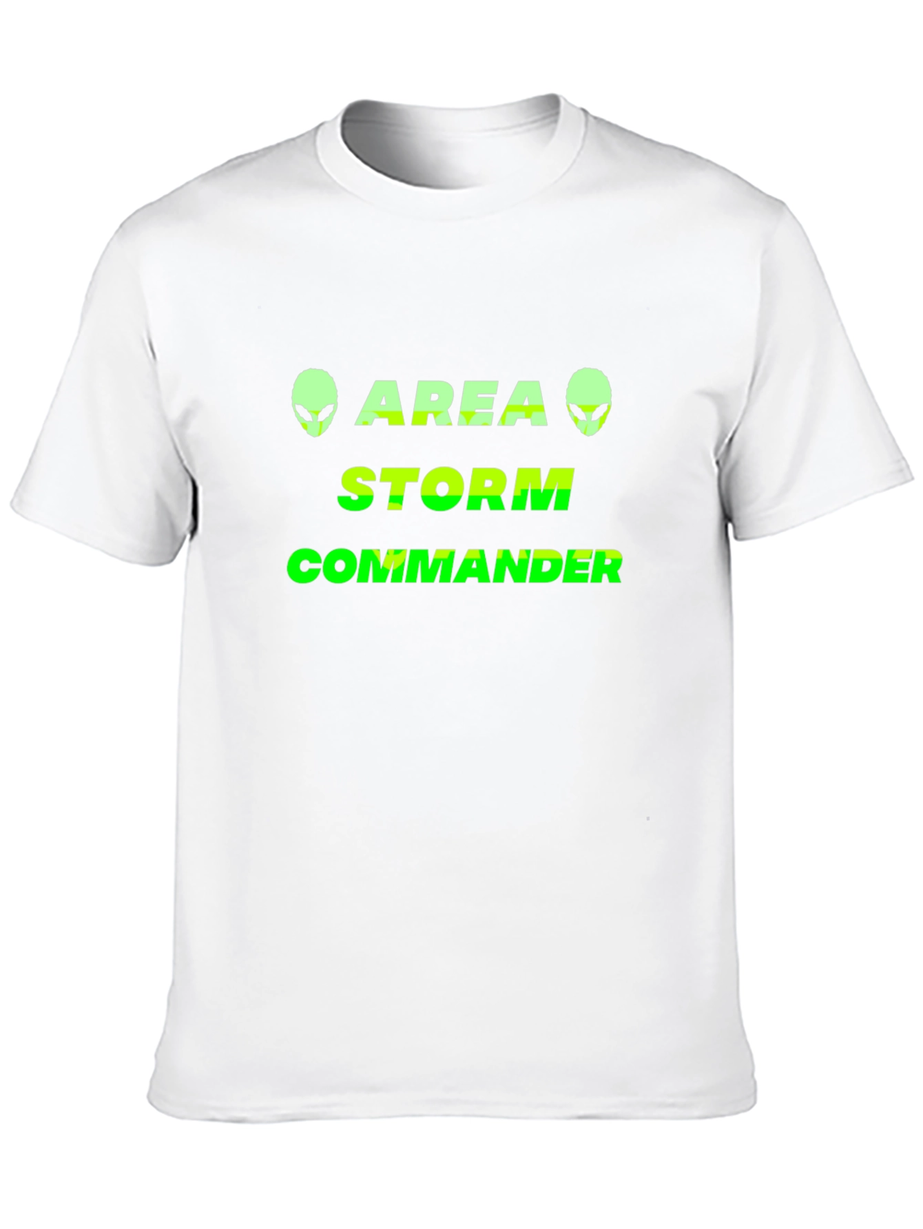 Black Area Storm Commander Alien Graphic T-Shirt view 10