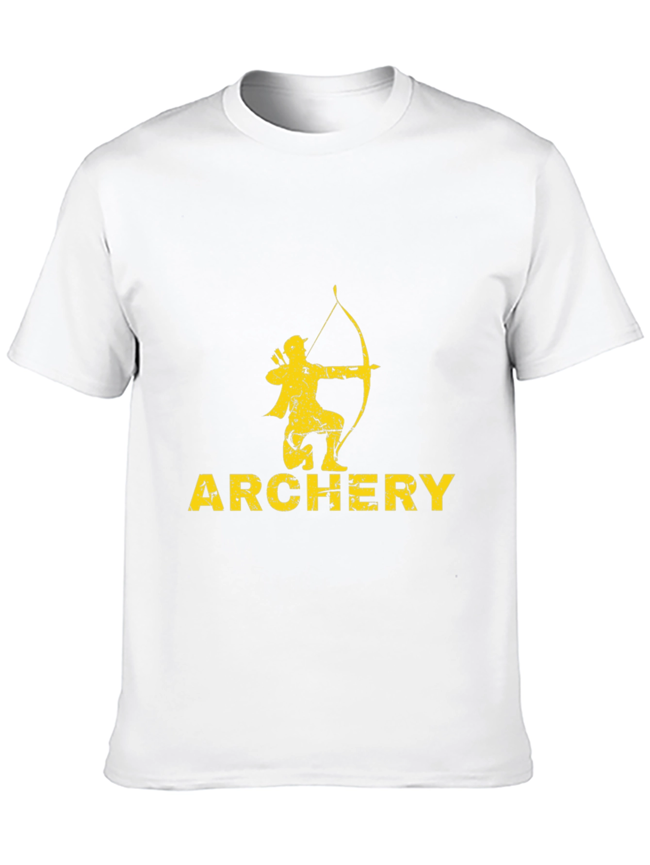 Black Archery T-Shirt - Black Tee with Archer Graphic view 10