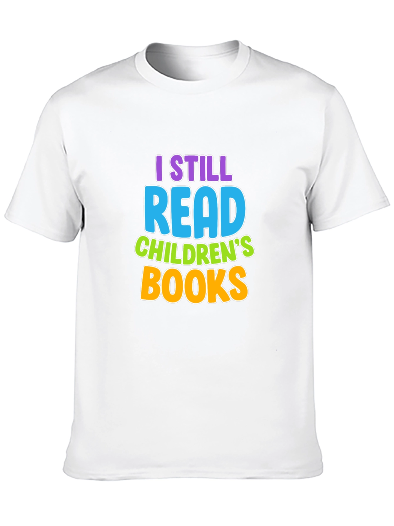 Black I Still Read Children's Books Graphic T-Shirt view 10
