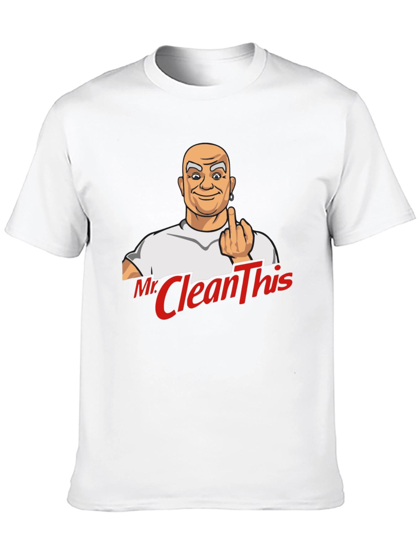 Black Mr. Clean This T-Shirt - Bold Graphic Tee view 10