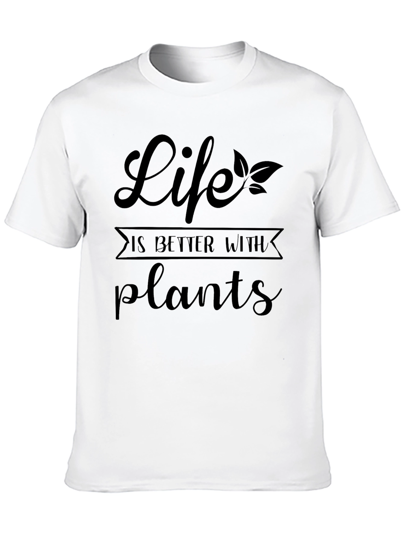 Black Life is Better With Plants Graphic Tee view 10