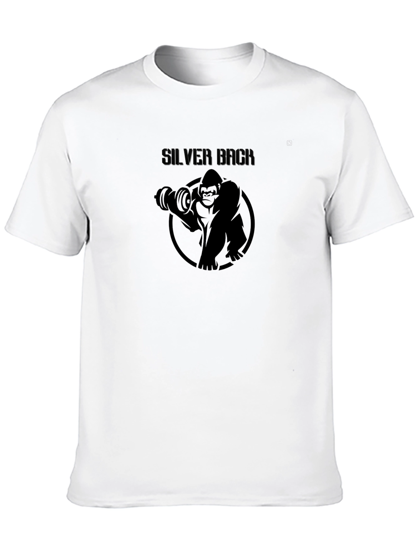 Black Silverback Gym T-Shirt view 10