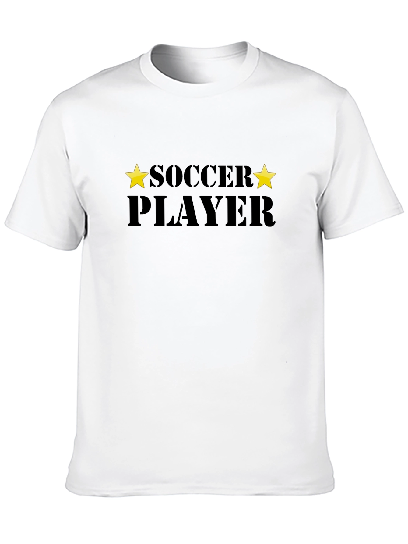 Black Soccer Player Graphic T-Shirt view 10