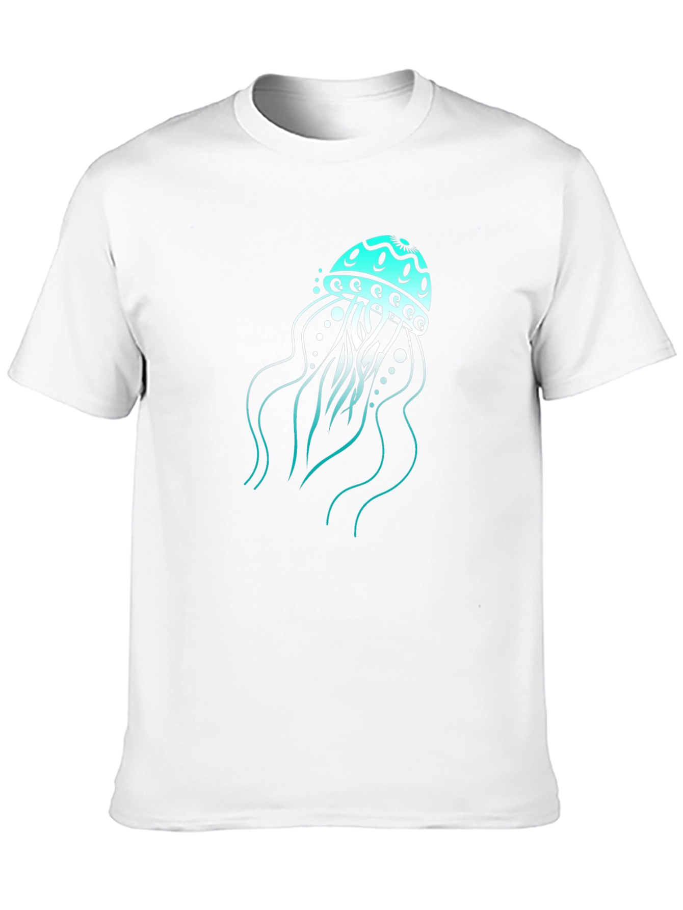 Black Jellyfish Graphic Print Tee - Stylish Comfort view 10