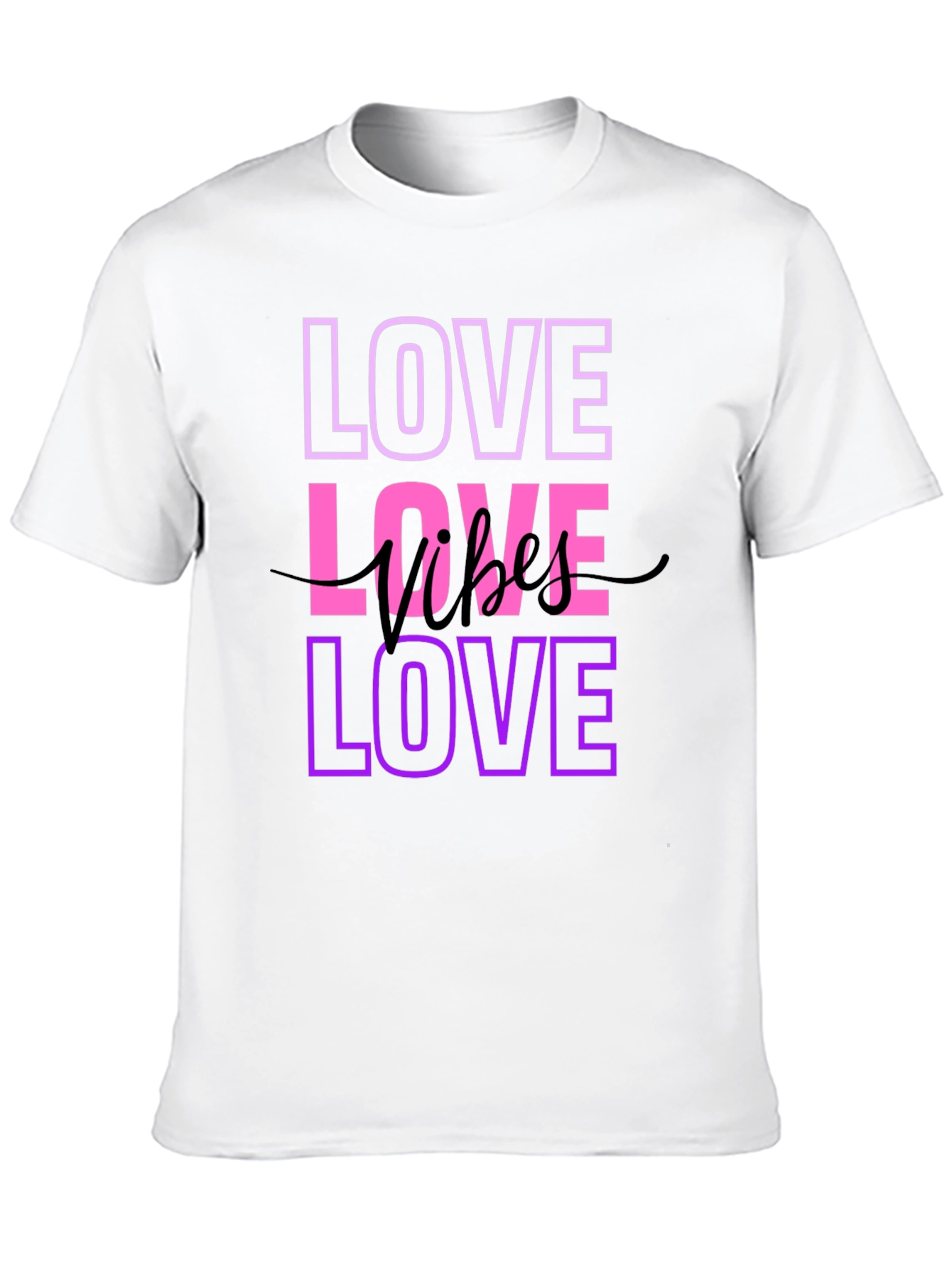 Black Love Vibes T-Shirt - Stylish Graphic Tee view 10