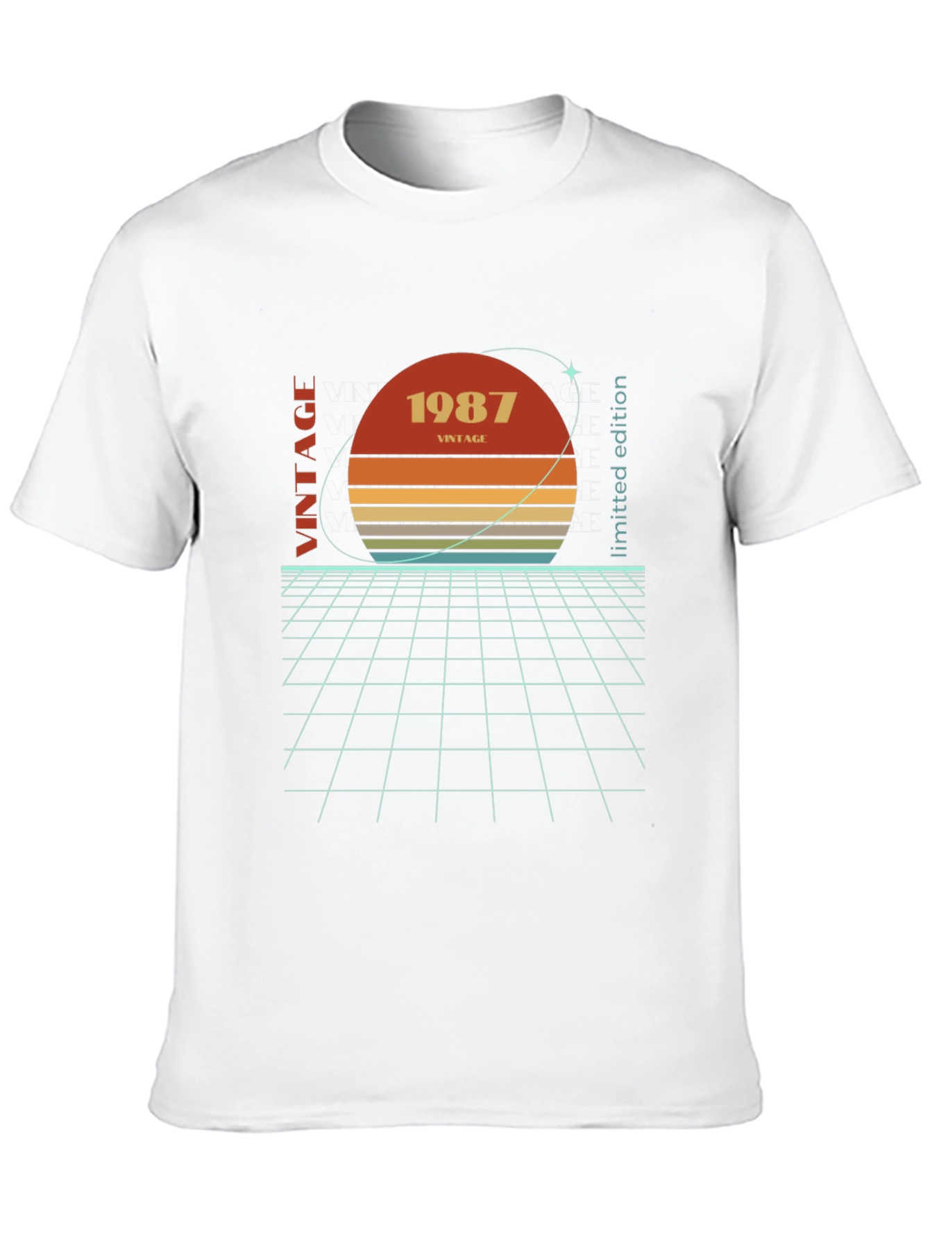 Black Vintage 1987 Limited Edition Graphic T-Shirt view 10