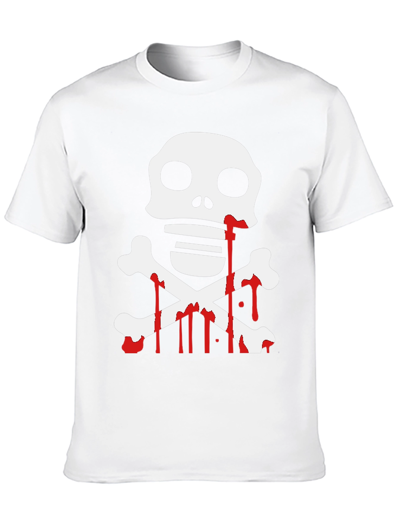 Black Skull & Crossbones Graphic Tee - Black view 10