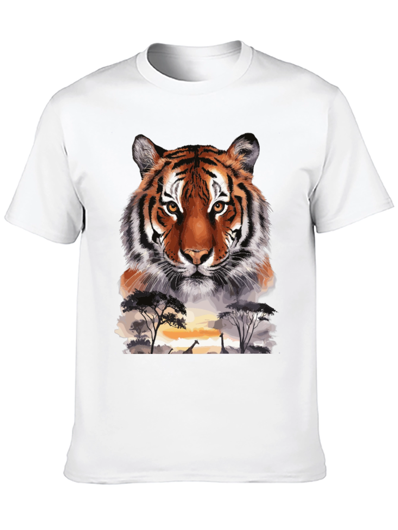 Black Tiger Safari Graphic Tee - Wildlife Adventure Shirt view 10