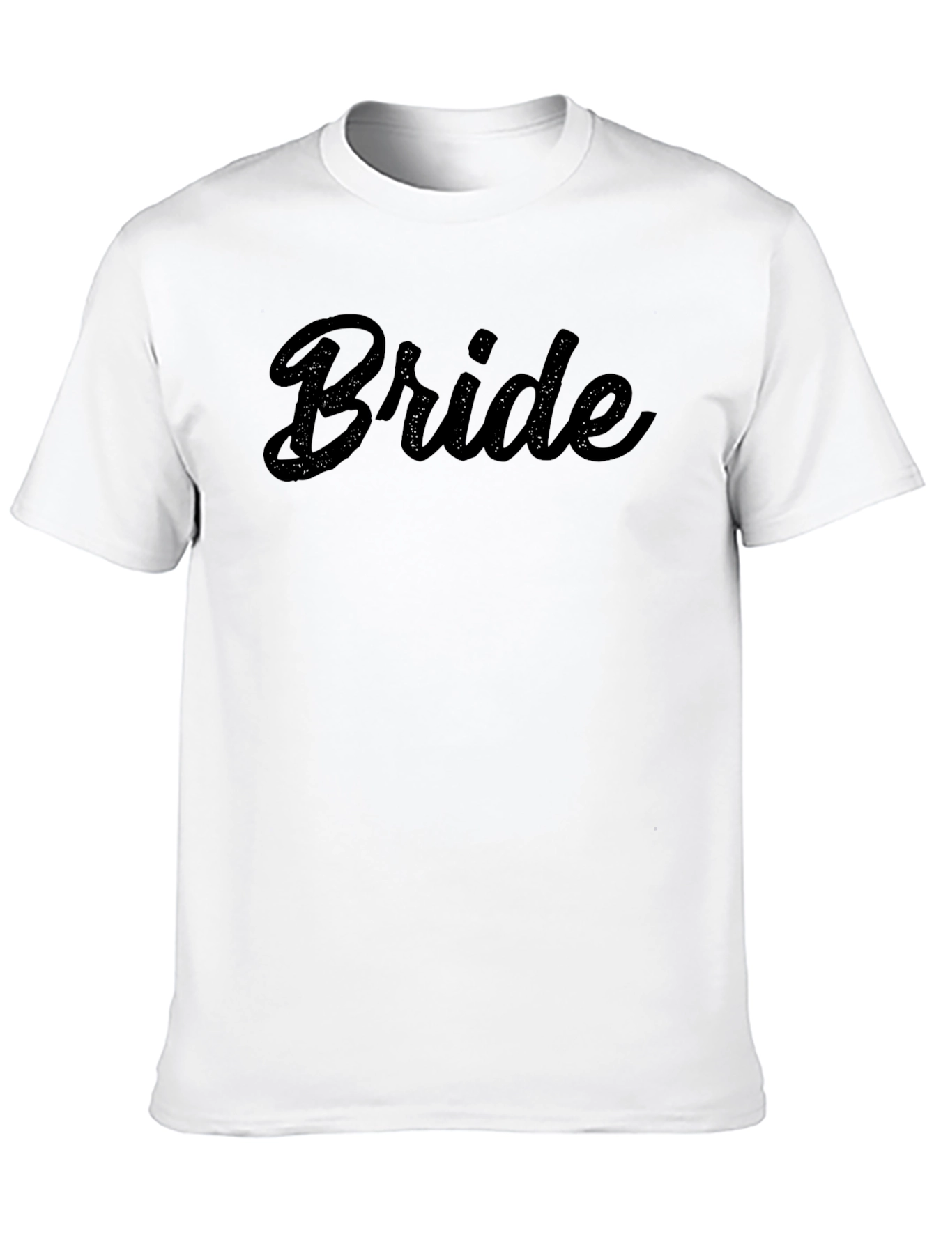 Black Bride Script Black T-Shirt view 10
