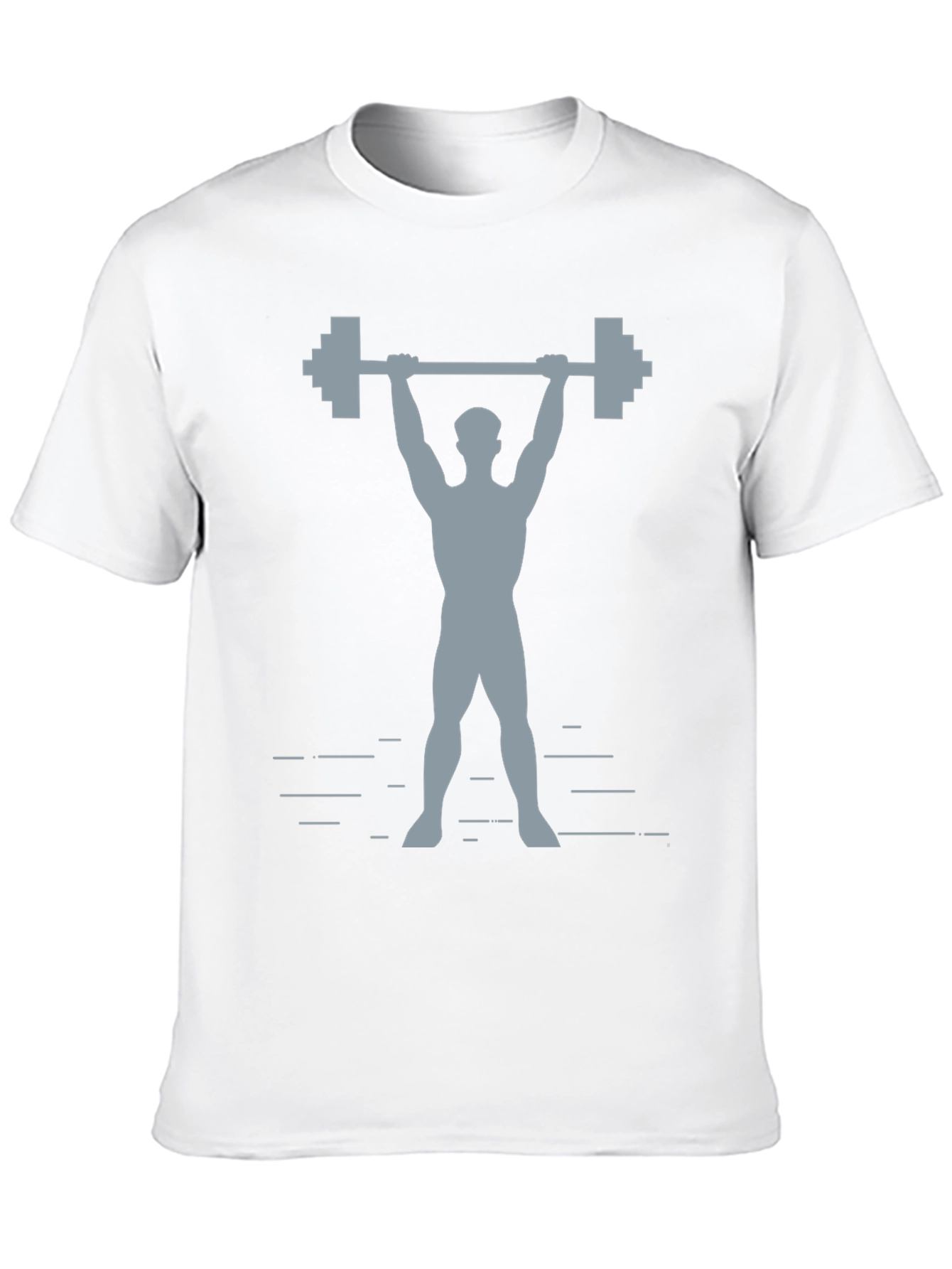 Black Weightlifting Graphic Tee - Black Cotton view 10