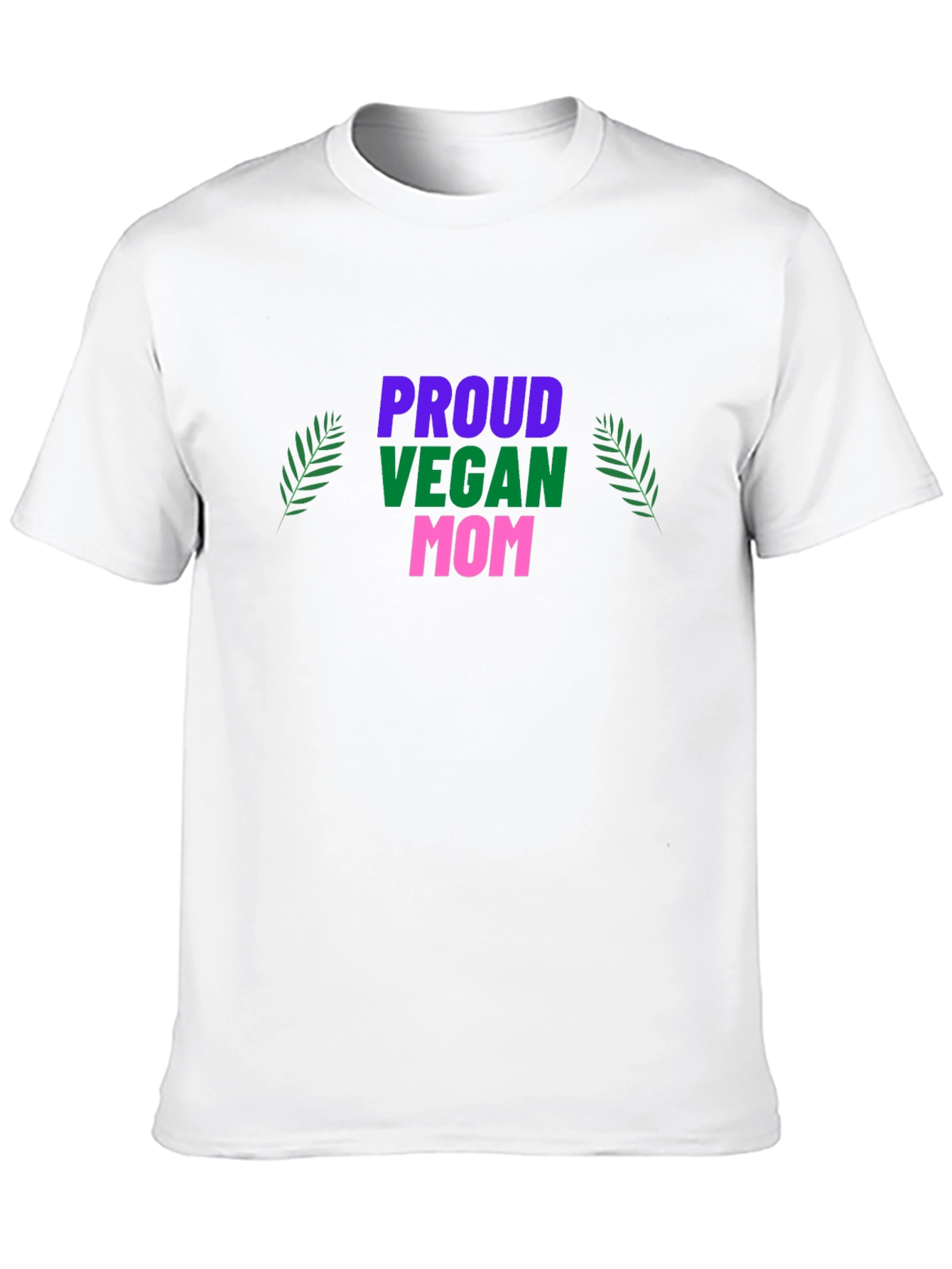 Proud Vegan Mom Graphic T-Shirt - 10