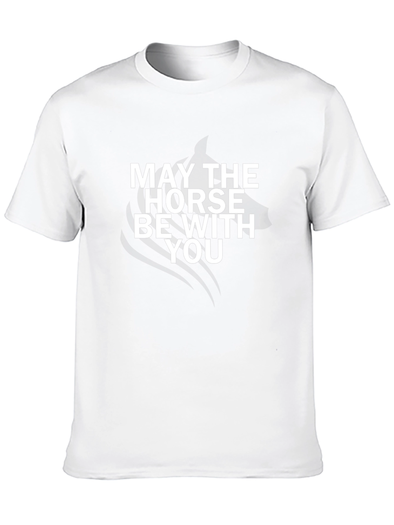 Black May the Horse Be With You Graphic Tee view 10