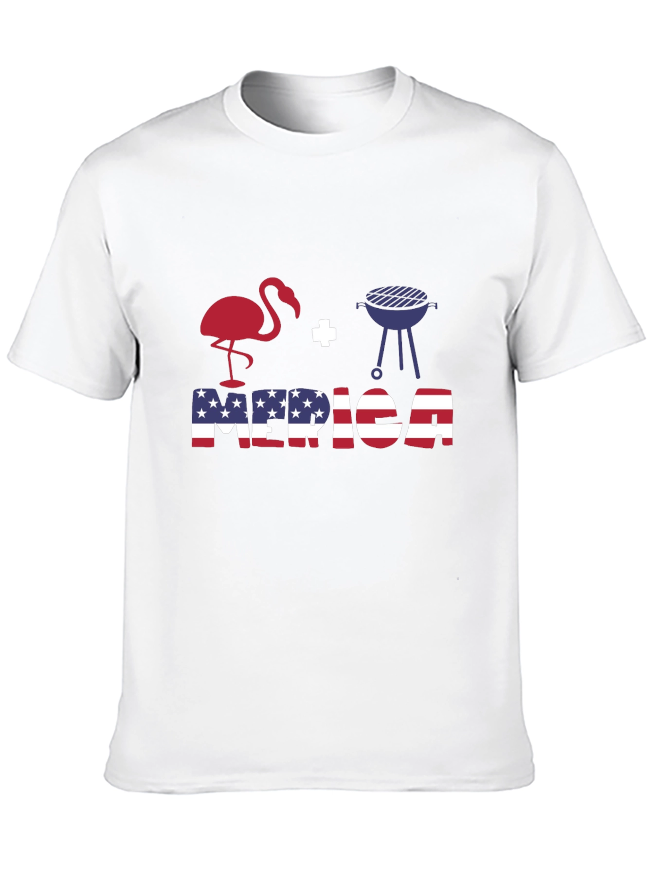 Black Flamingo+Grill Merica T-Shirt view 10