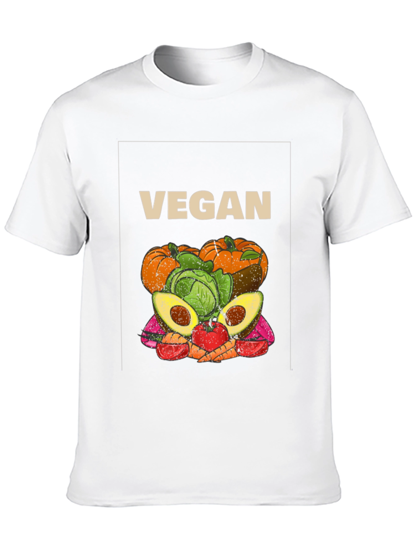 Black Vegan Food T-Shirt - Unisex Healthy Lifestyle Tee view 10