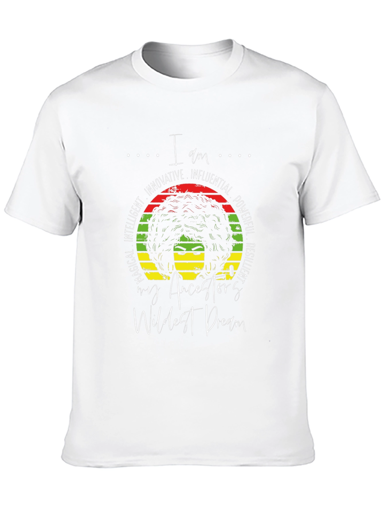 Black I am my Ancestors Wildest Dream T-Shirt view 10