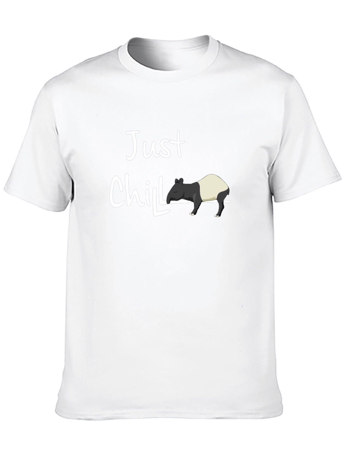 Black Just Chill Tapir Graphic Tee - Black view 10