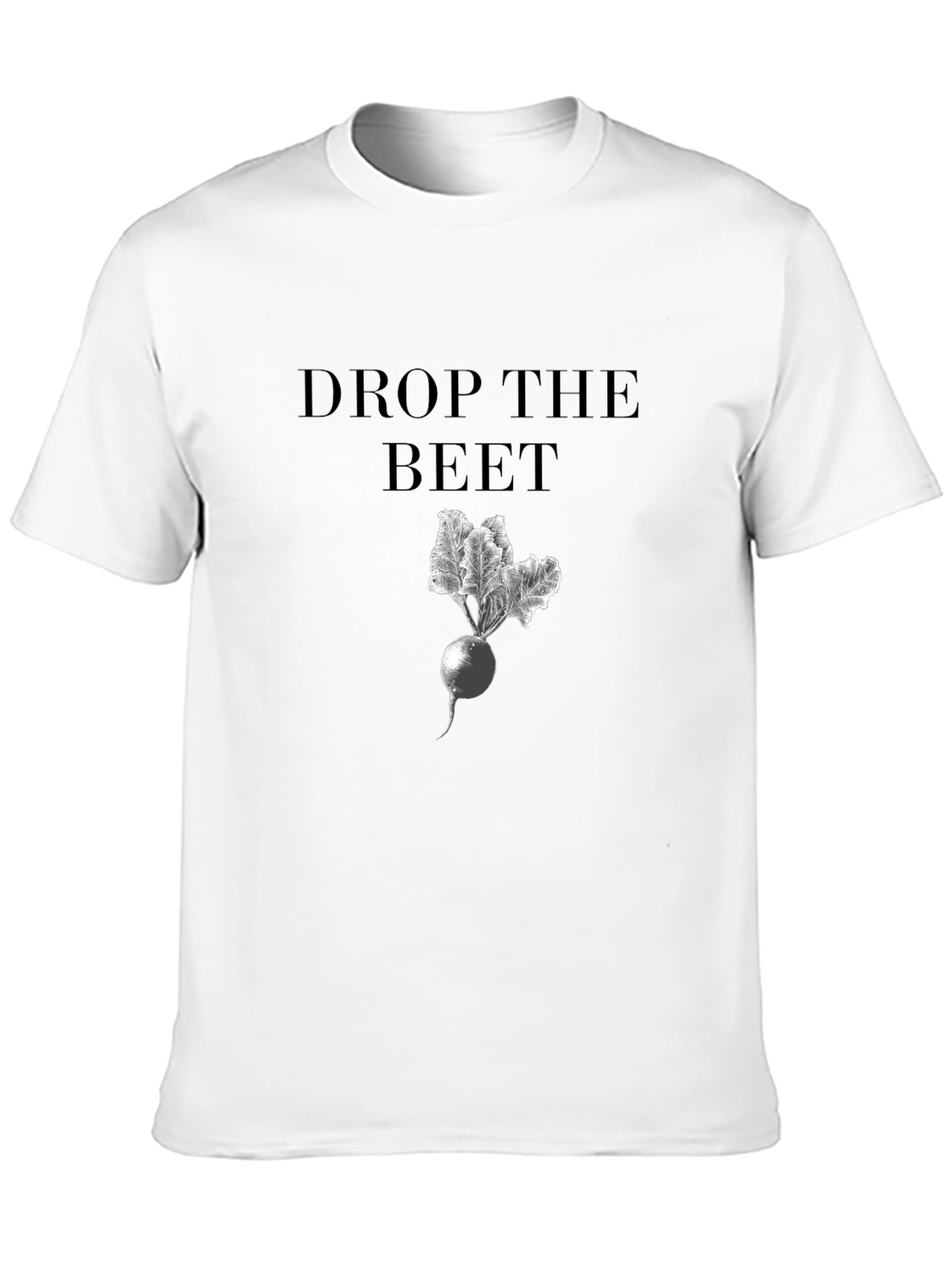 Black Drop the Beet Graphic Tee - Trendy Black T-Shirt view 10