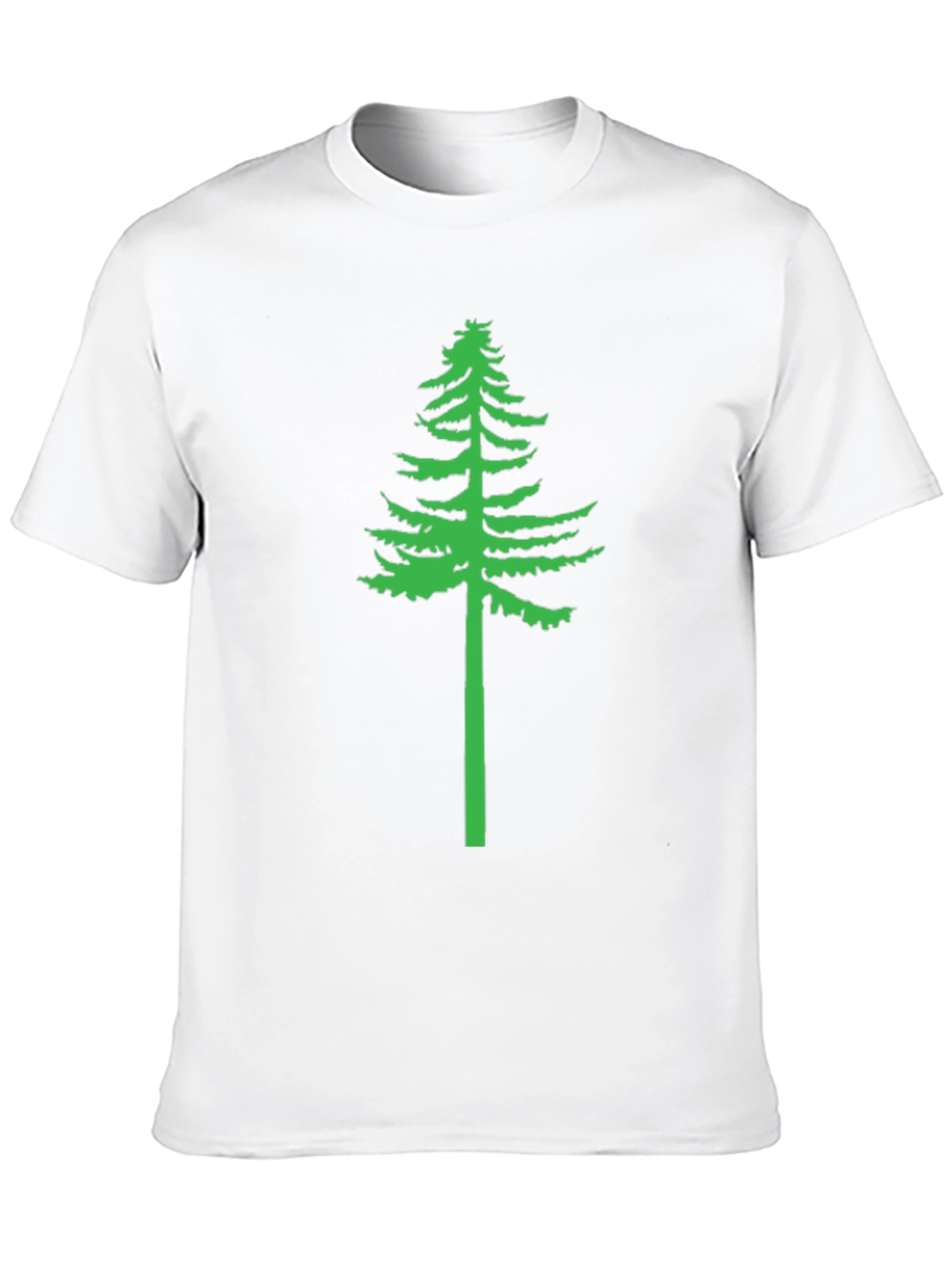 Black Green Tree Graphic Black T-Shirt view 10