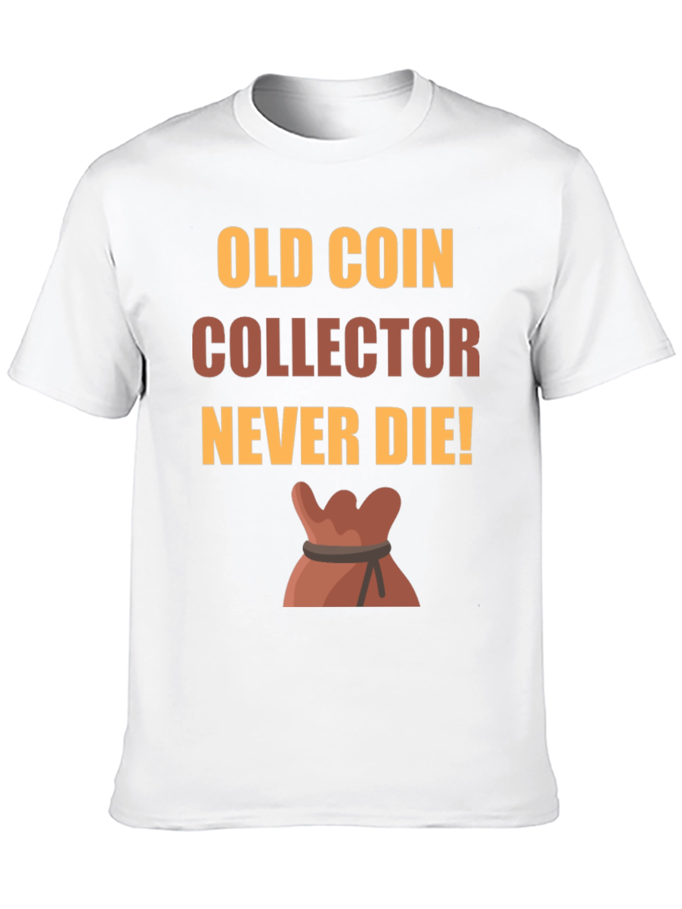 Black Old Coin Collector T-Shirt - Never Die! view 10