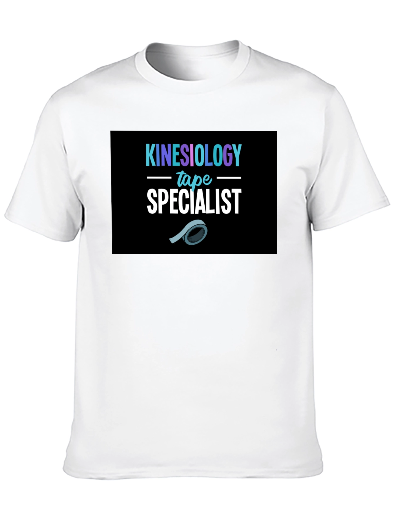 Black Kinesiology Tape Specialist T-Shirt view 10