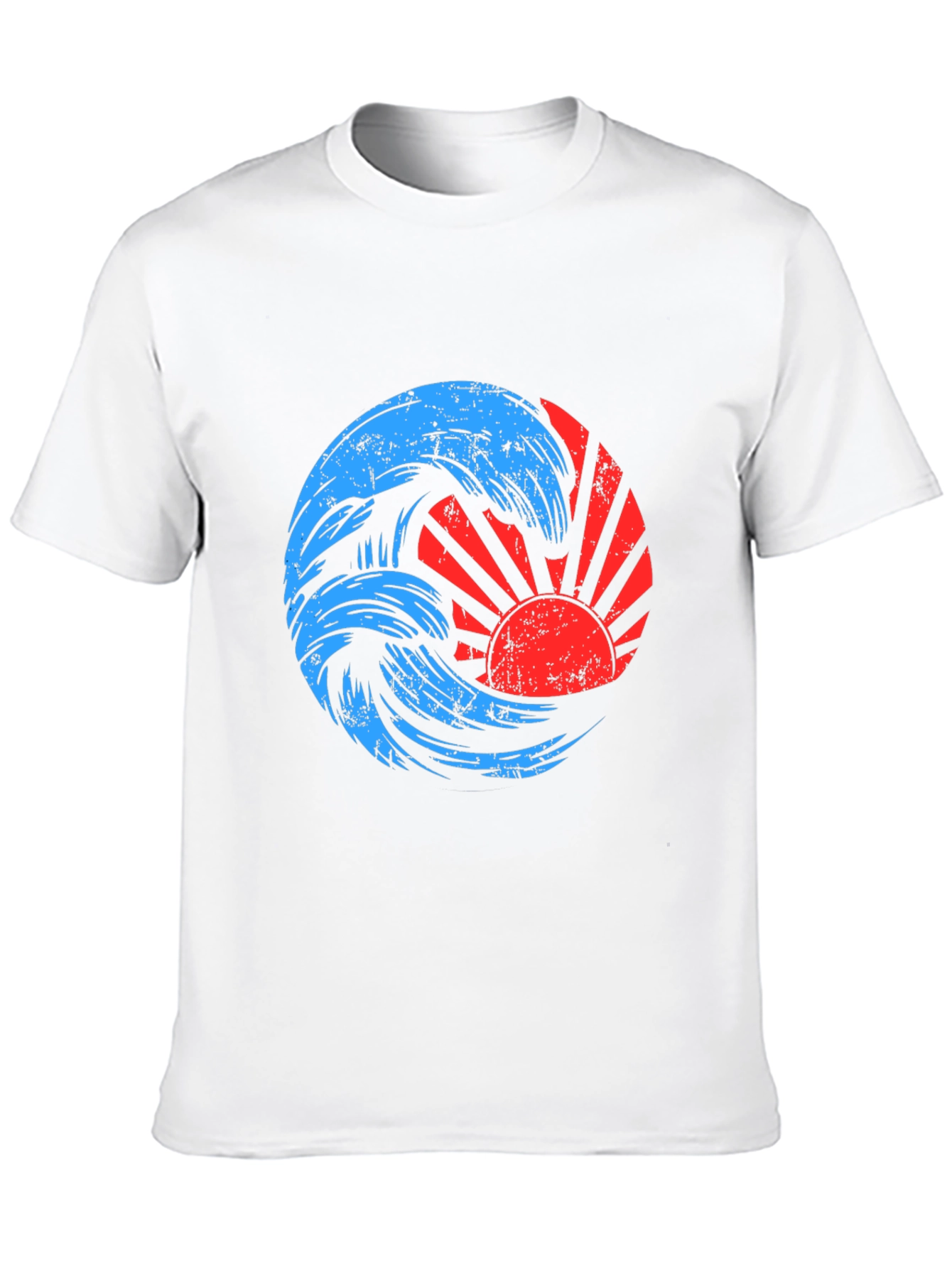 Black Retro Wave and Sun Graphic Tee view 10