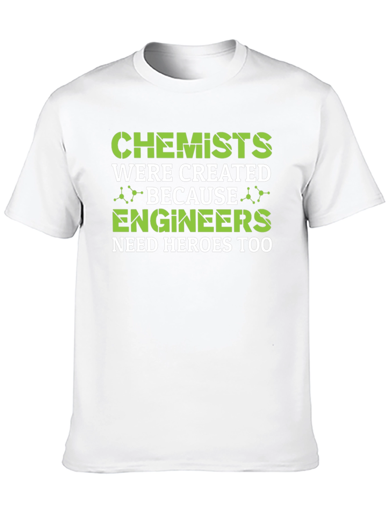 Black Chemist Engineer Hero Tee - Science Humor Graphic view 10