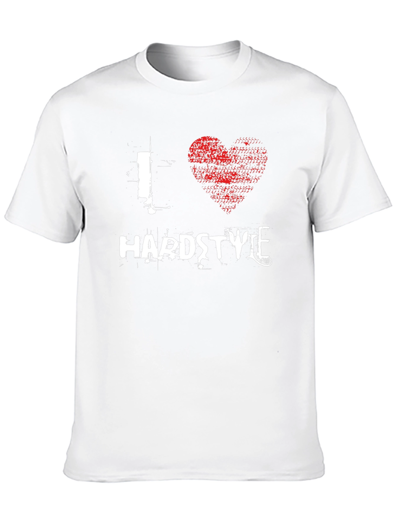 I Love Hardstyle T-Shirt, Black Graphic Tee - 10