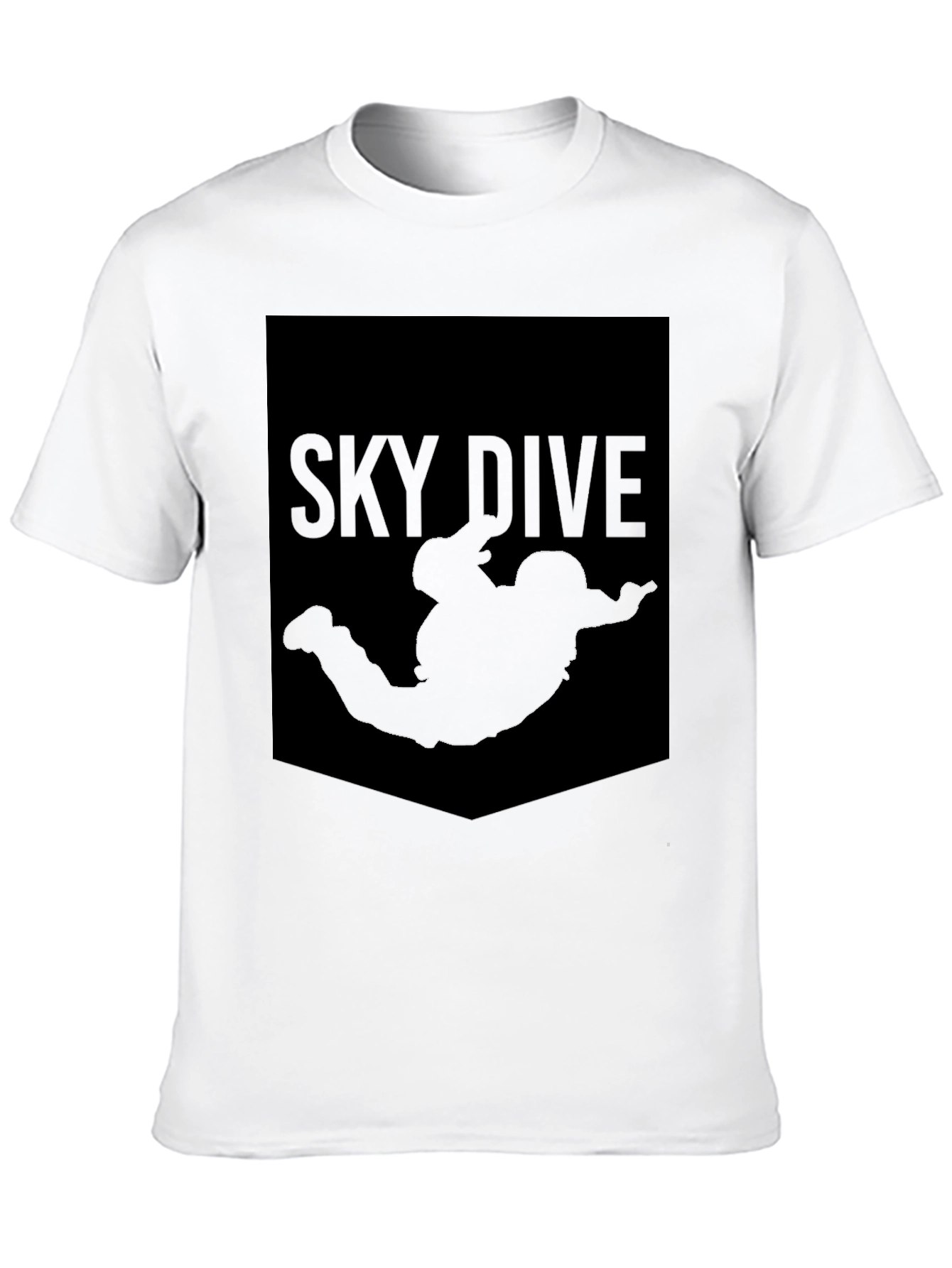Black Sky Dive Graphic Tee - Black T-Shirt view 10