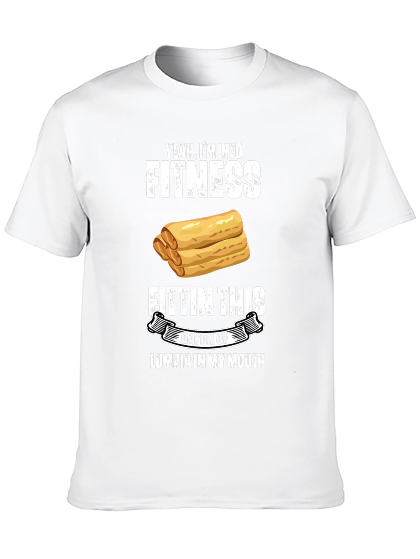 Black Fitness Lumpia T-Shirt view 10