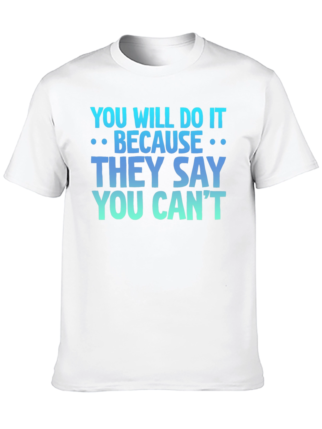 Black Motivational T-Shirt - You Will Do It view 10