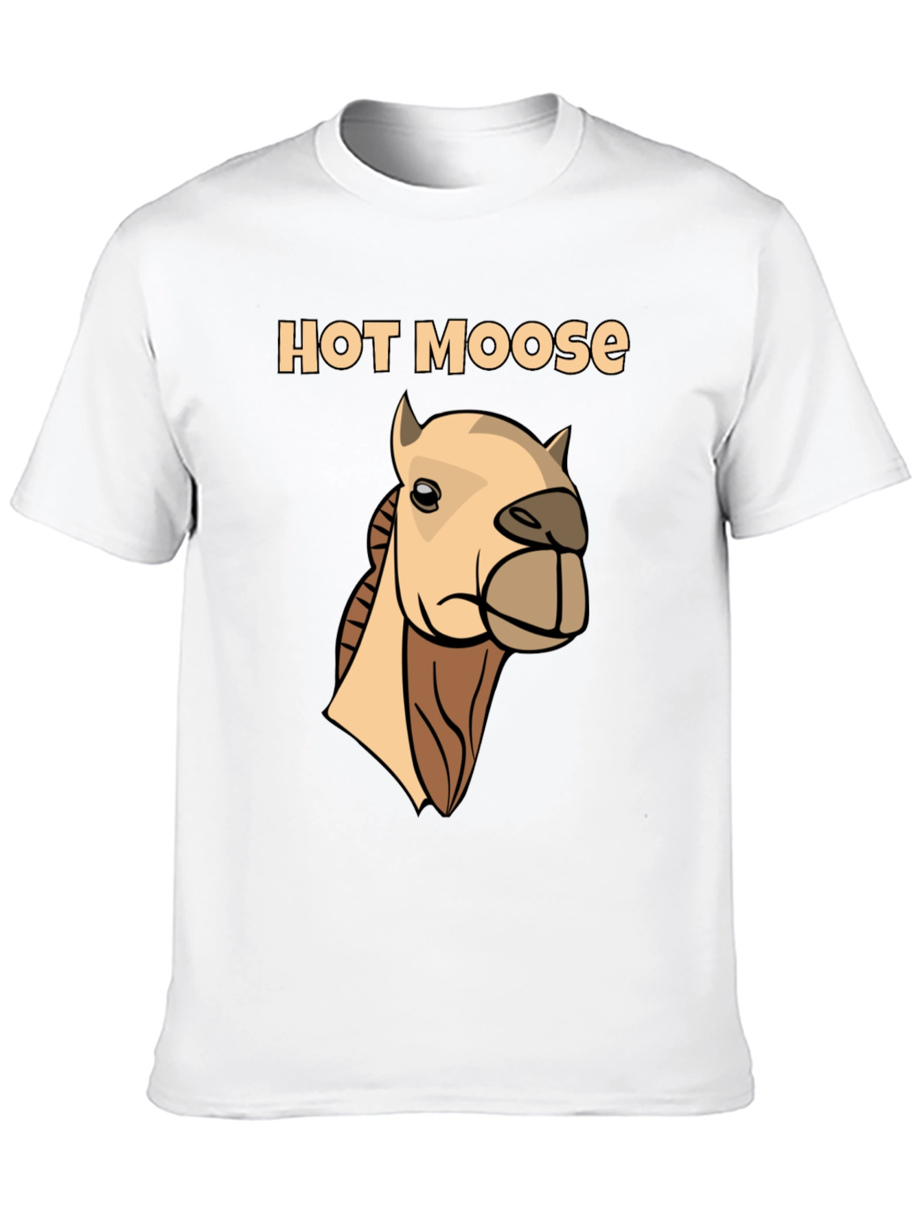 Black Hot Moose T-Shirt - Novelty Graphic Tee view 10