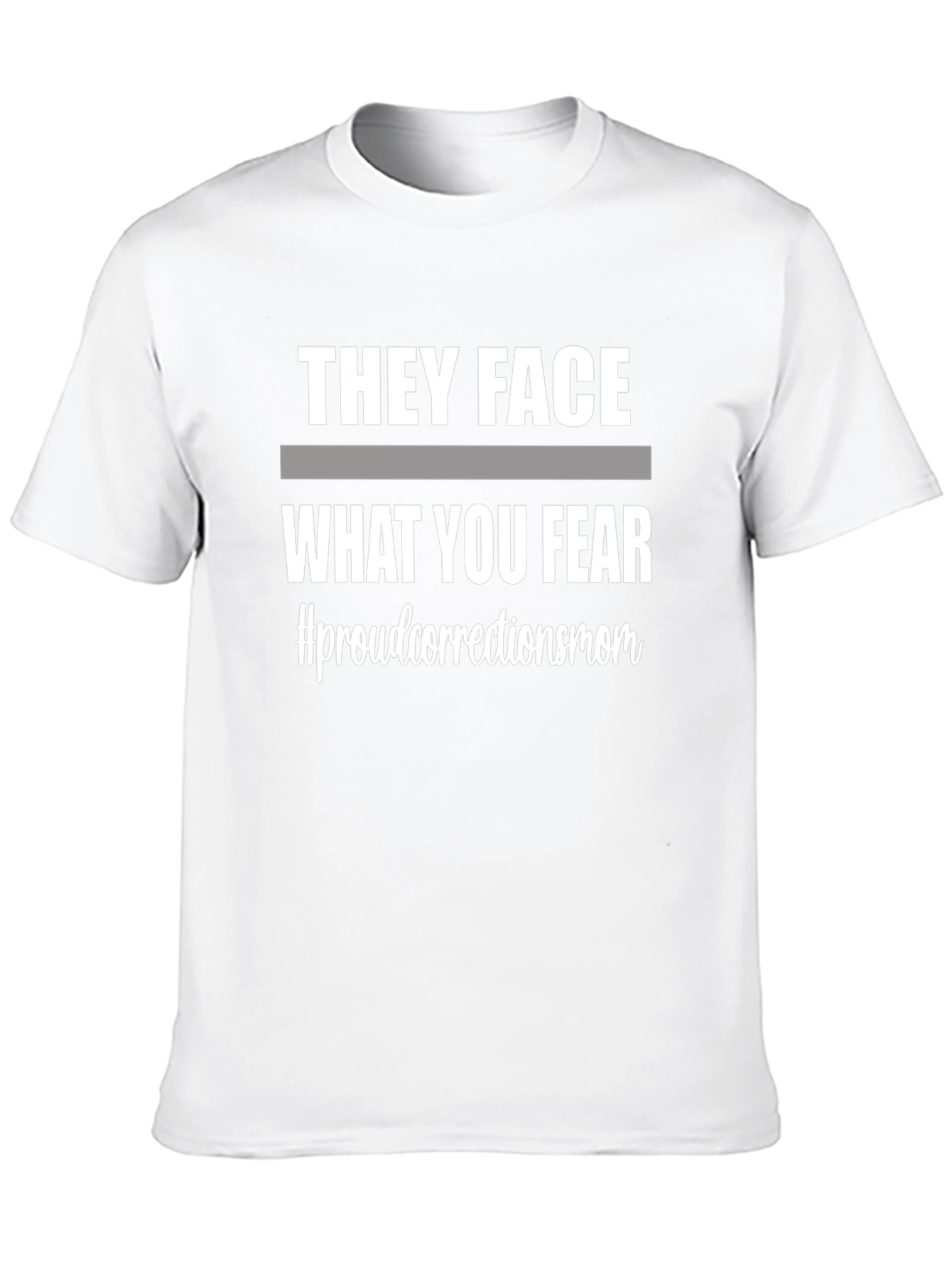 Black They Face What You Fear T-Shirt view 10