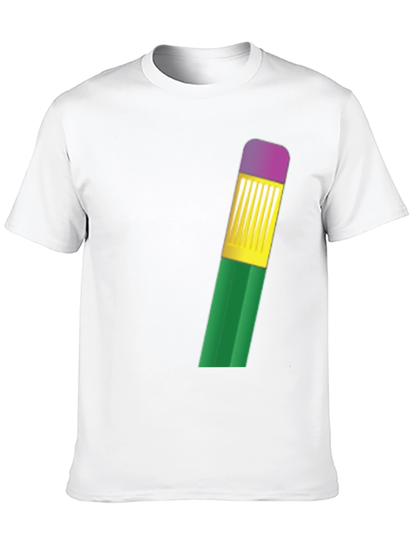 Black Novelty Pencil T-Shirt - Quirky Graphic Tee view 10