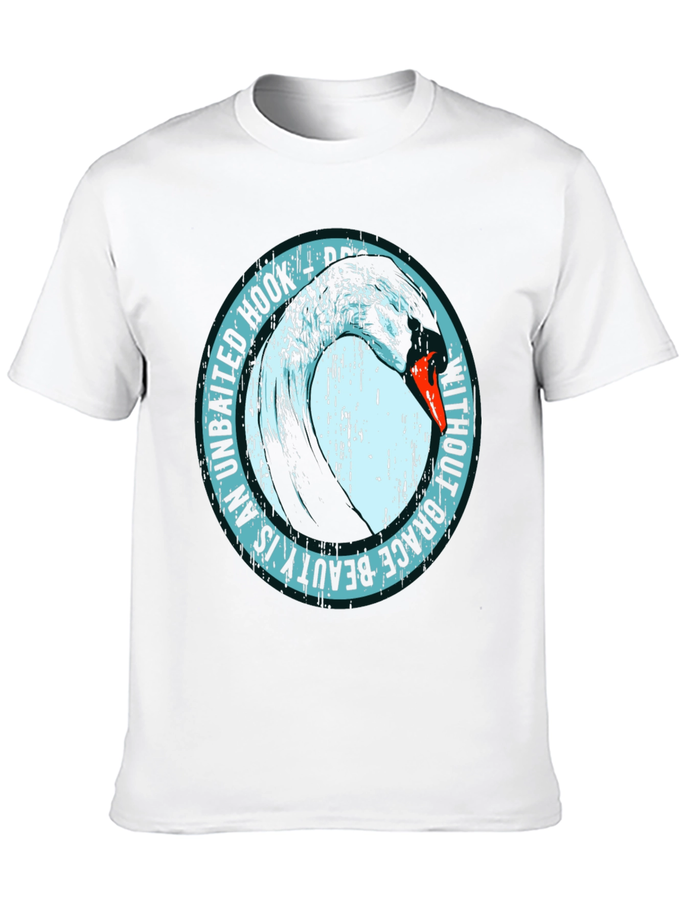 Black Unbaited Hook Beauty Graphic Tee - Black view 10