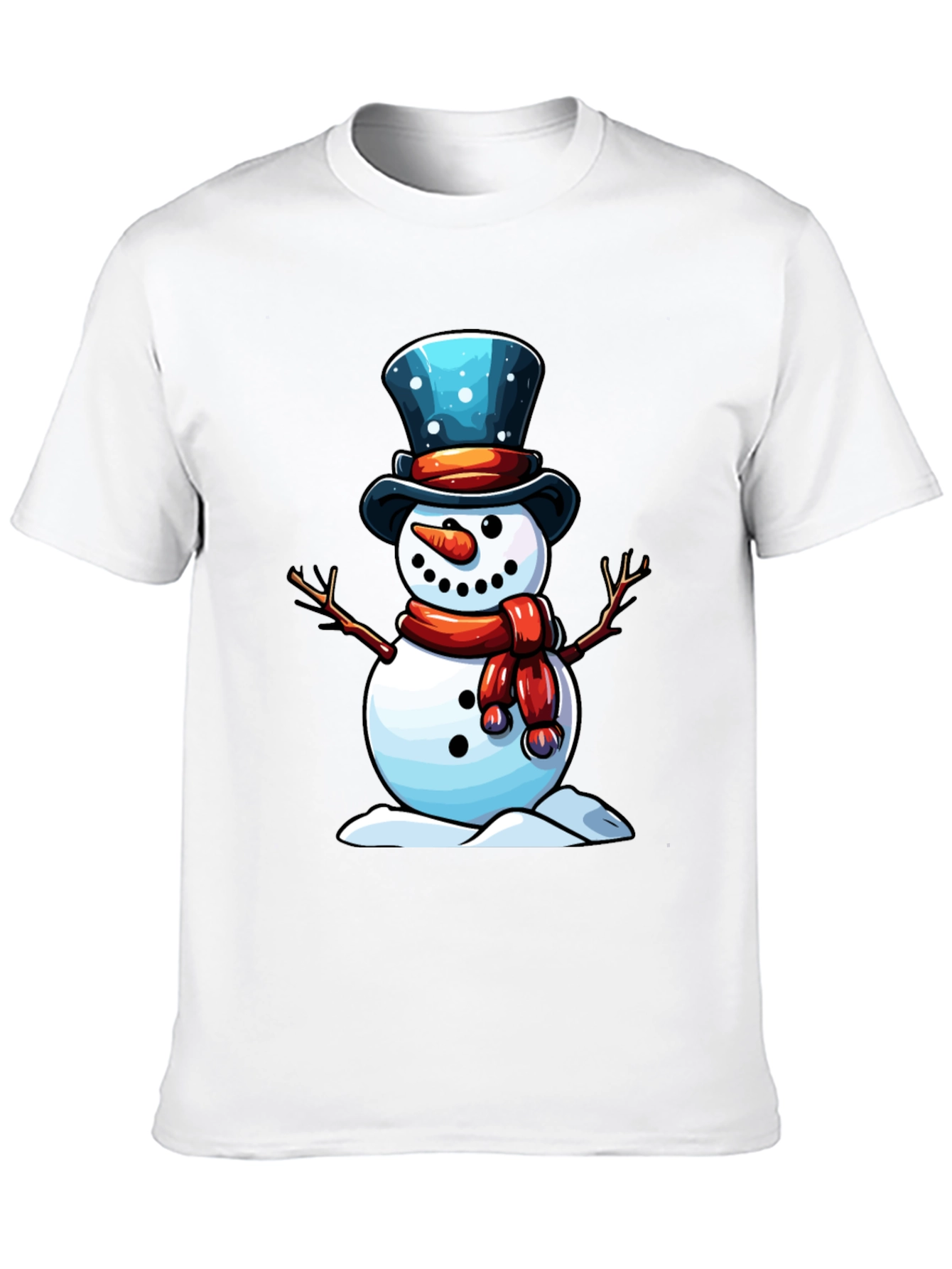 Festive Snowman Graphic Tee - 10