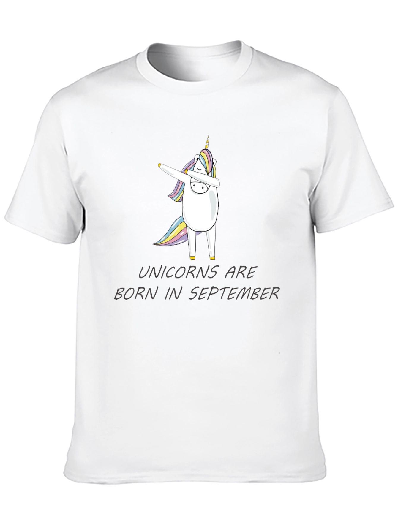 Black Unicorns Born in September Dab T-Shirt view 10
