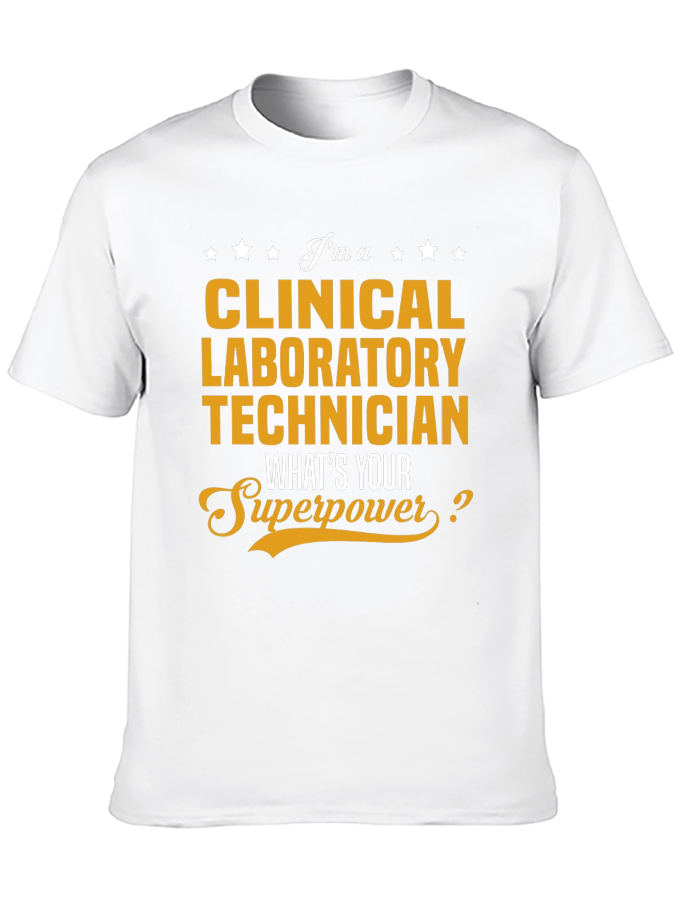 Black Clinical Lab Tech Superpower T-Shirt view 10