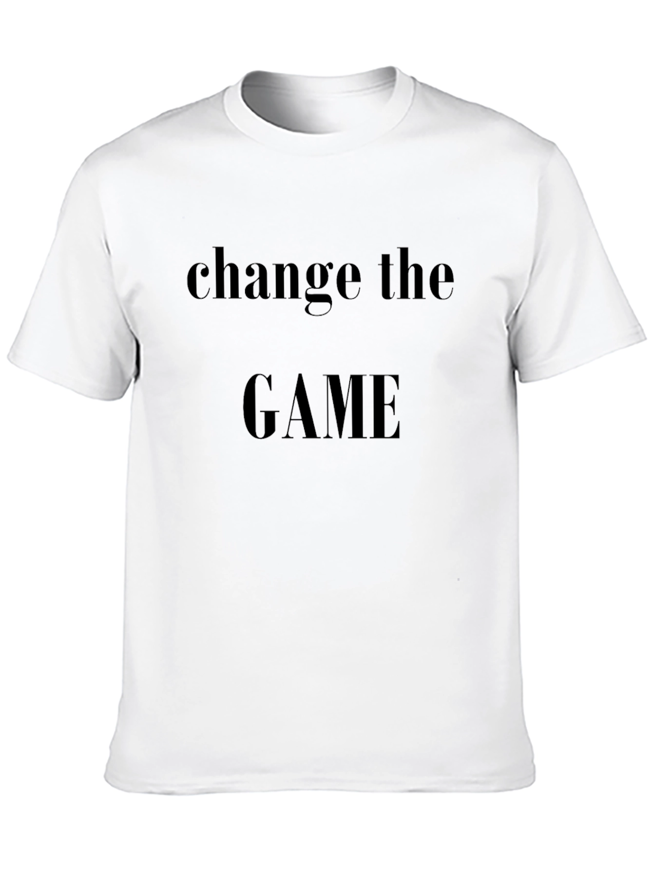 Black Change the Game T-Shirt - Stylish & Comfortable Black Tee view 10