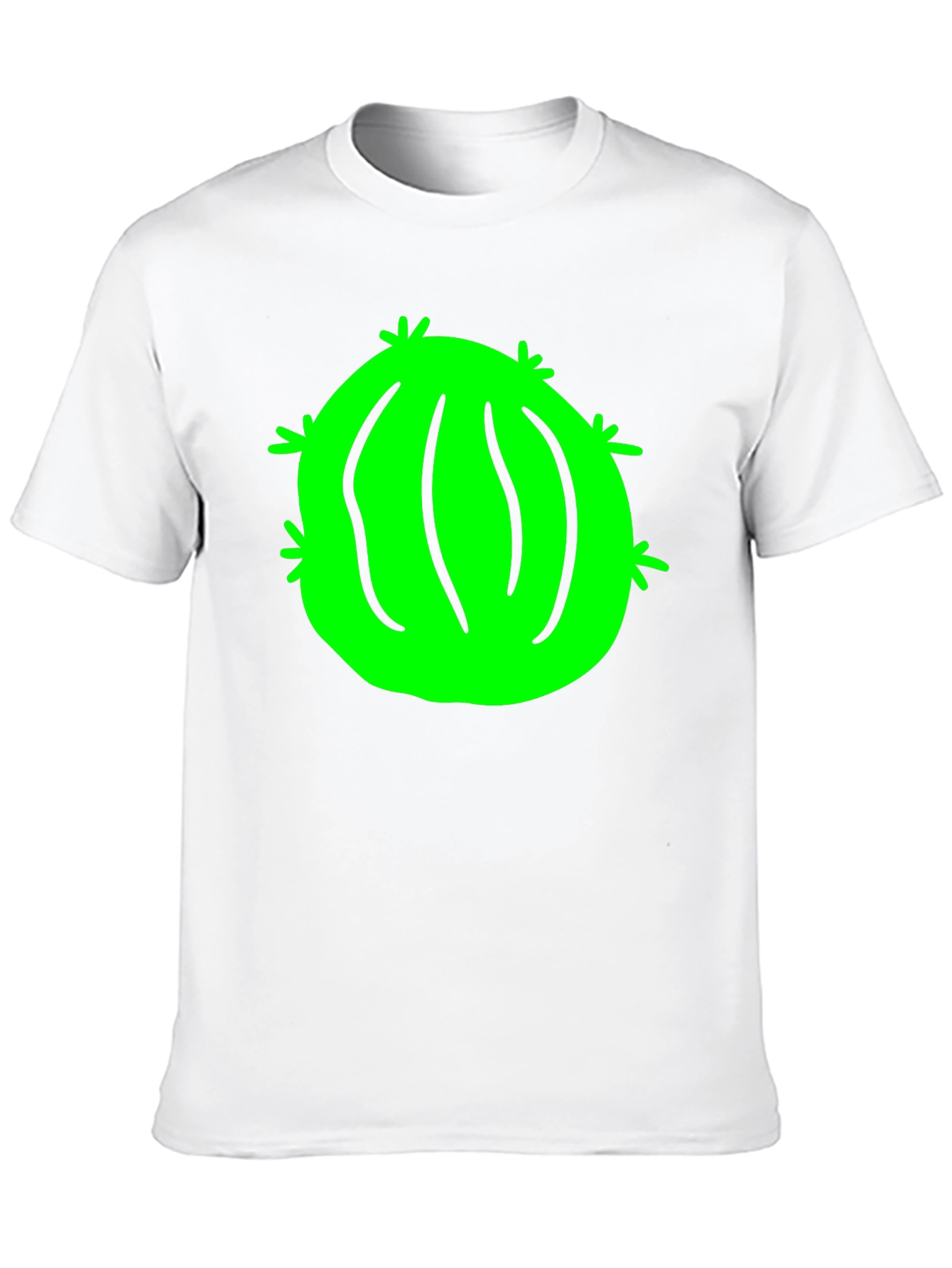 Black Funny Cactus Graphic T-Shirt - Black view 10